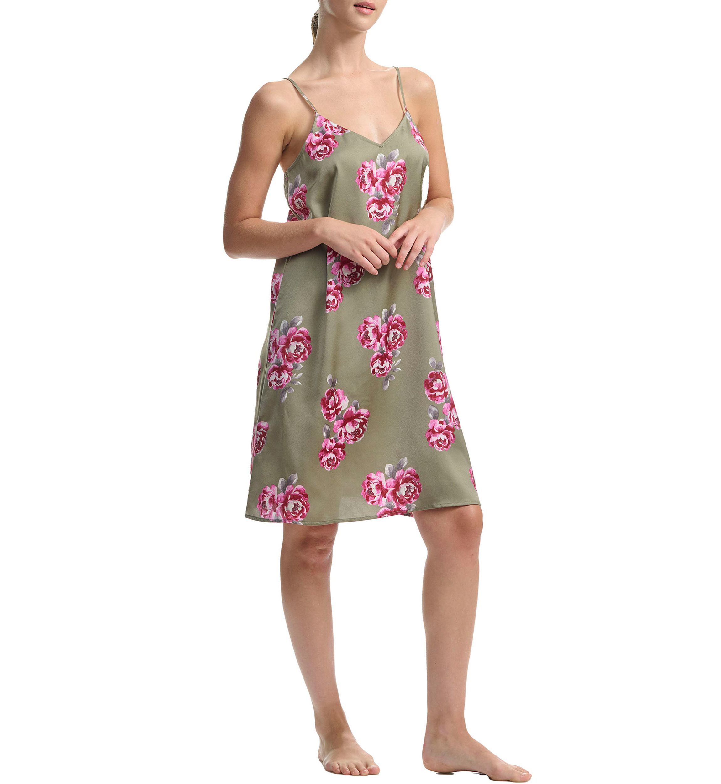 Satin Sleeveless Chemise 