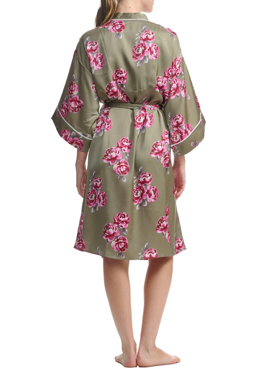 Satin Kimono Robe 
