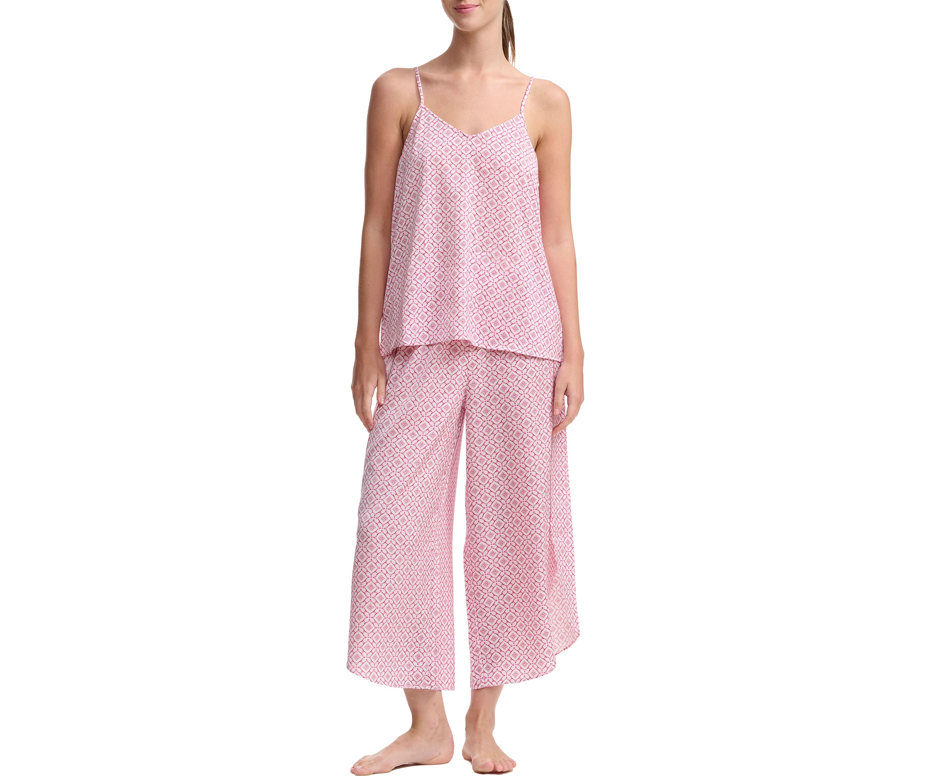 Womens Satin Pajama Set