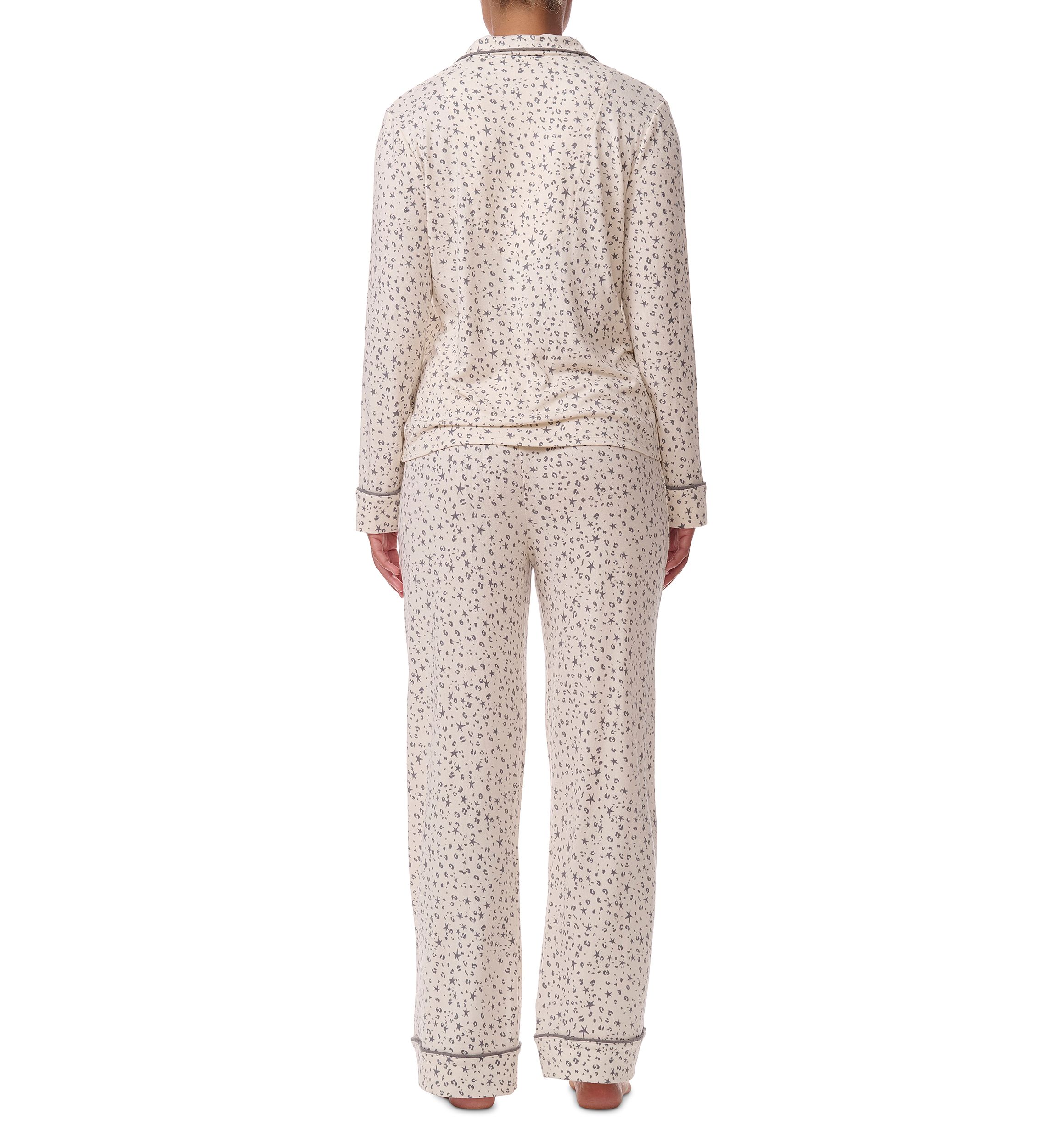 Splendid Long Sleeve Notch Top & Long Pant Set