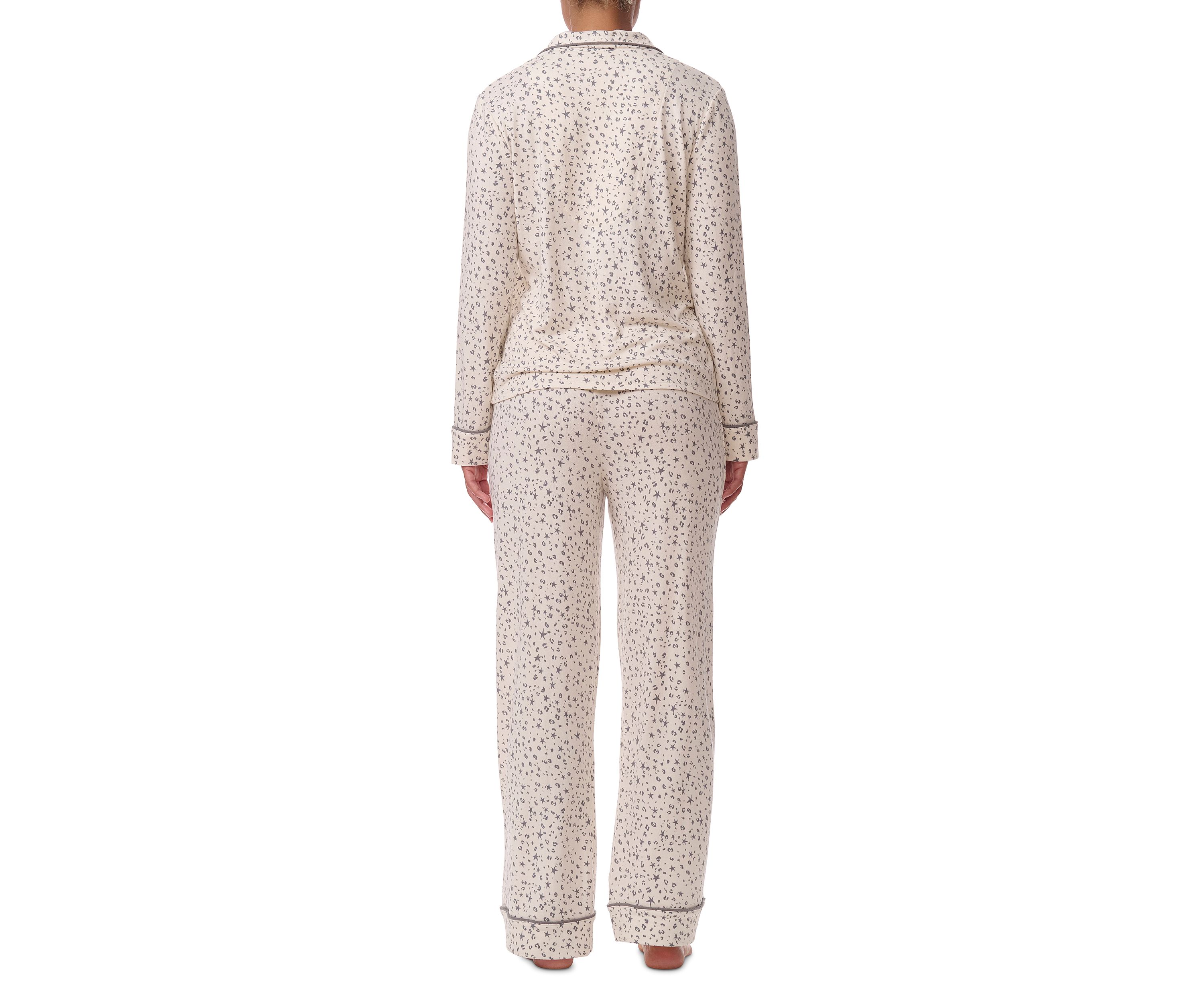 Splendid Long Sleeve Notch Top & Long Pant Set