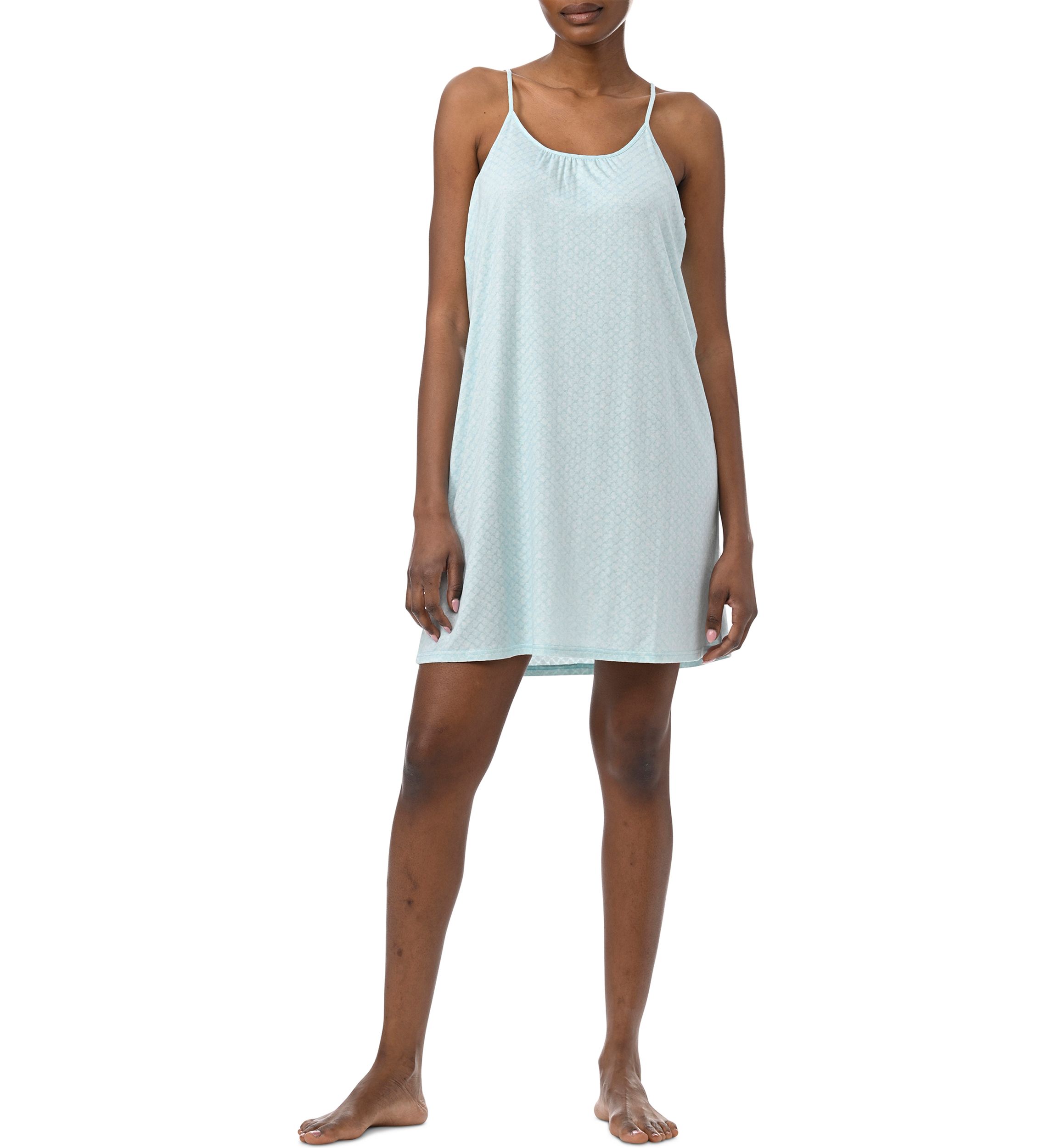 Printed Sleeveless Chemise