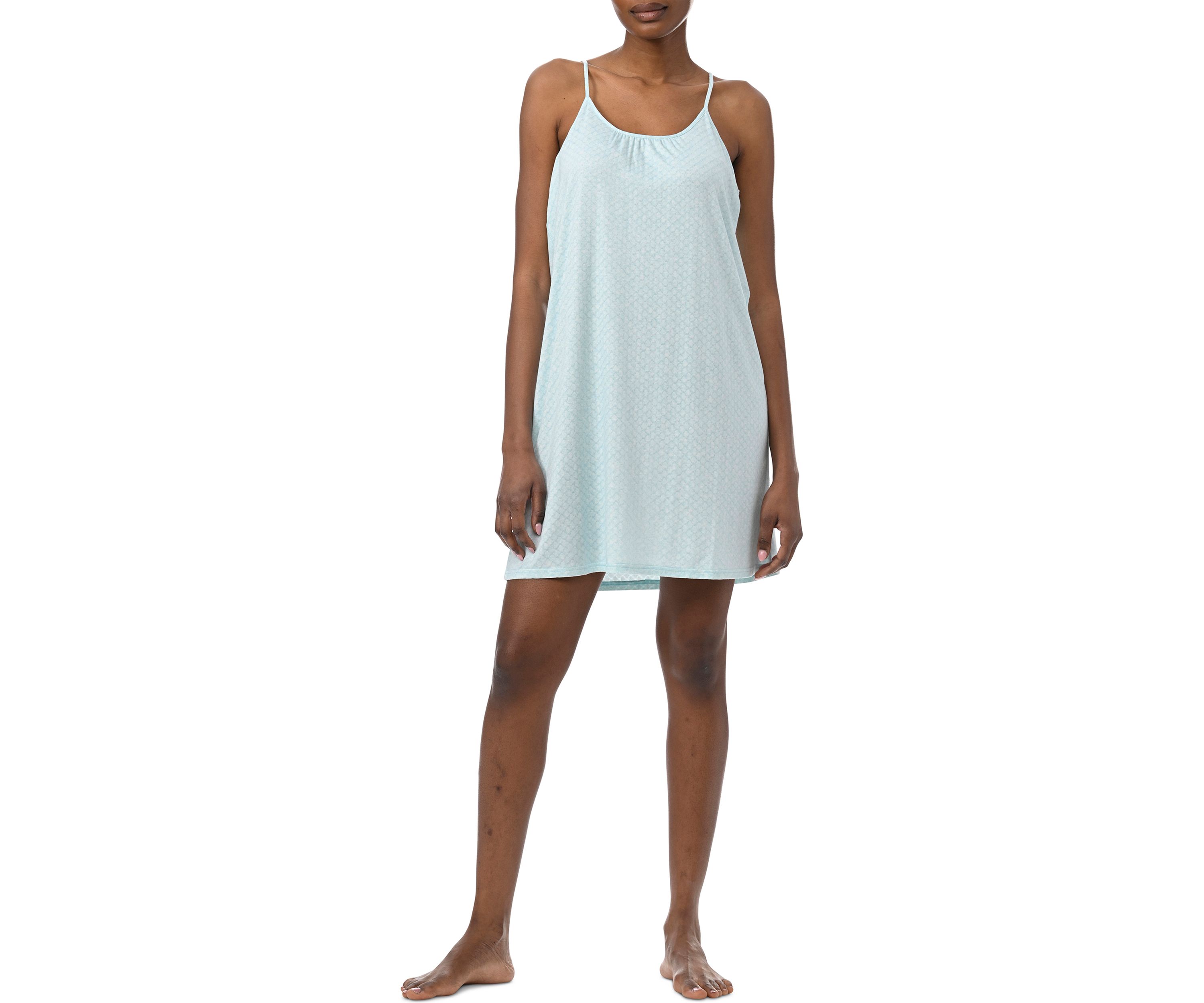 Printed Sleeveless Chemise