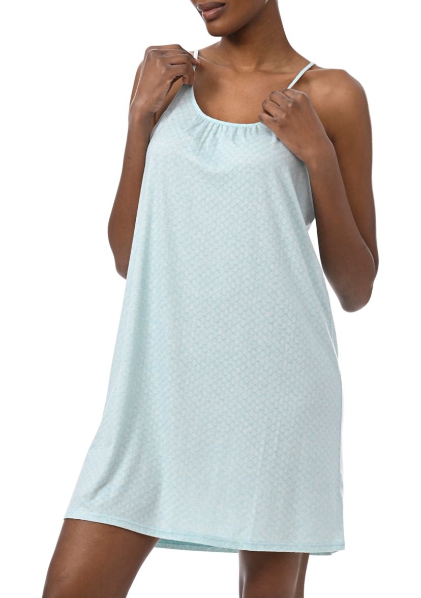 Printed Sleeveless Chemise