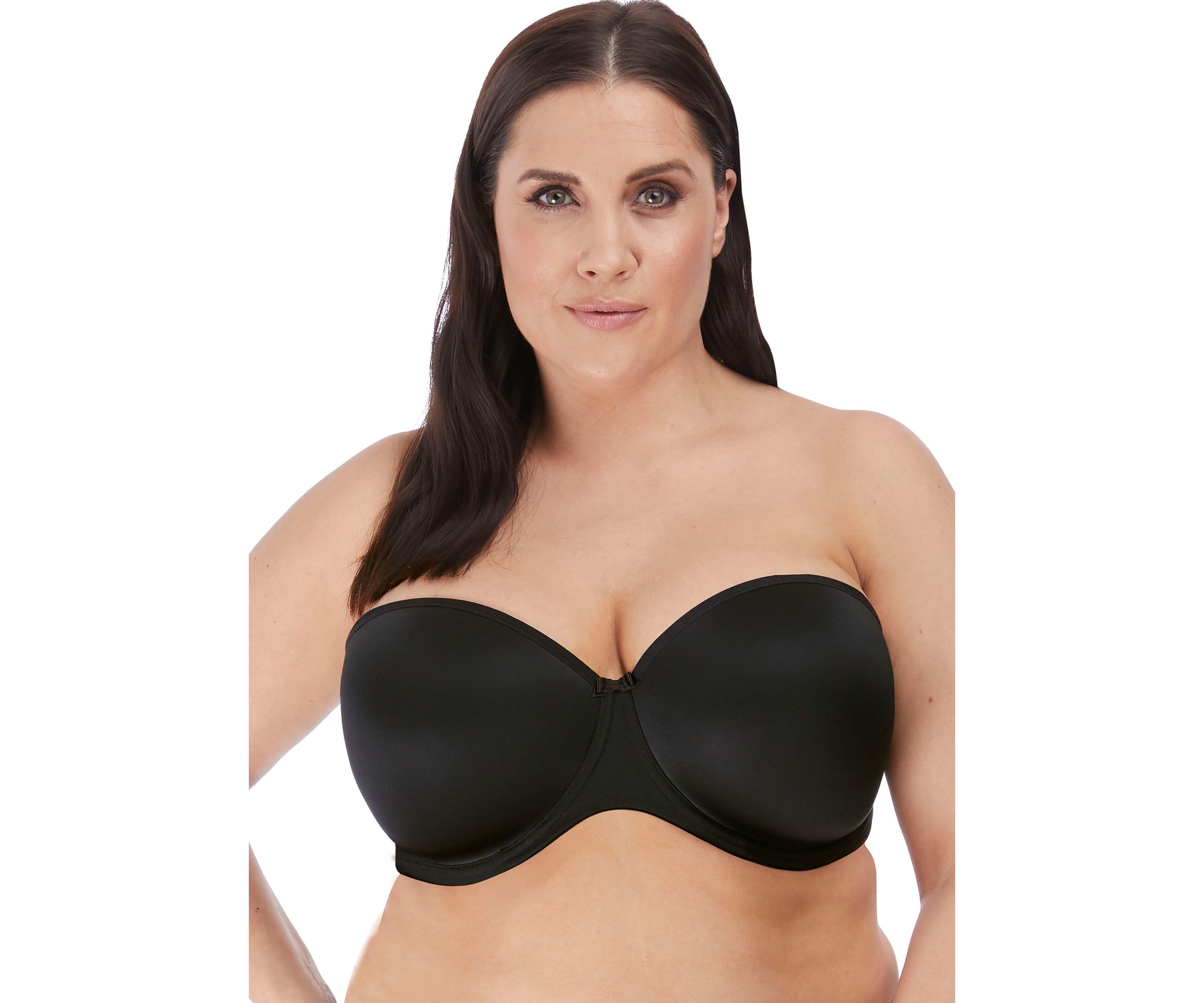 Plus Size Smooth Underwire Molded Strapless Bra