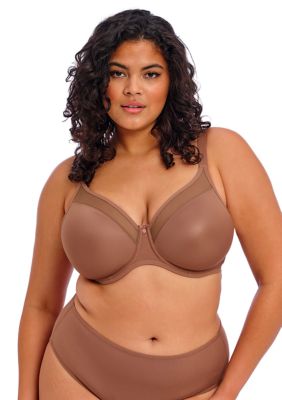 ELOMI Women's Smooth Underwire Molded Non Padded Bra, 38 E