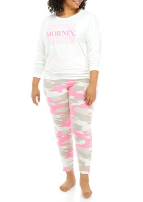 womens plus jogger set