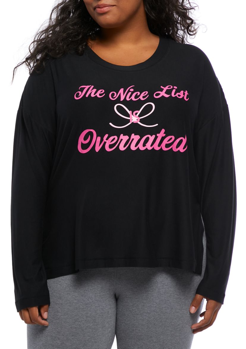 Plus Size Drop Shoulder Graphic T-Shirt 