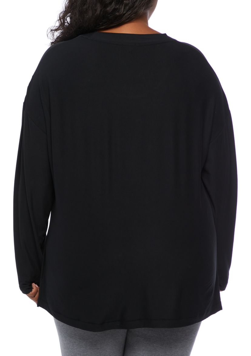 Plus Size Drop Shoulder Graphic T-Shirt 