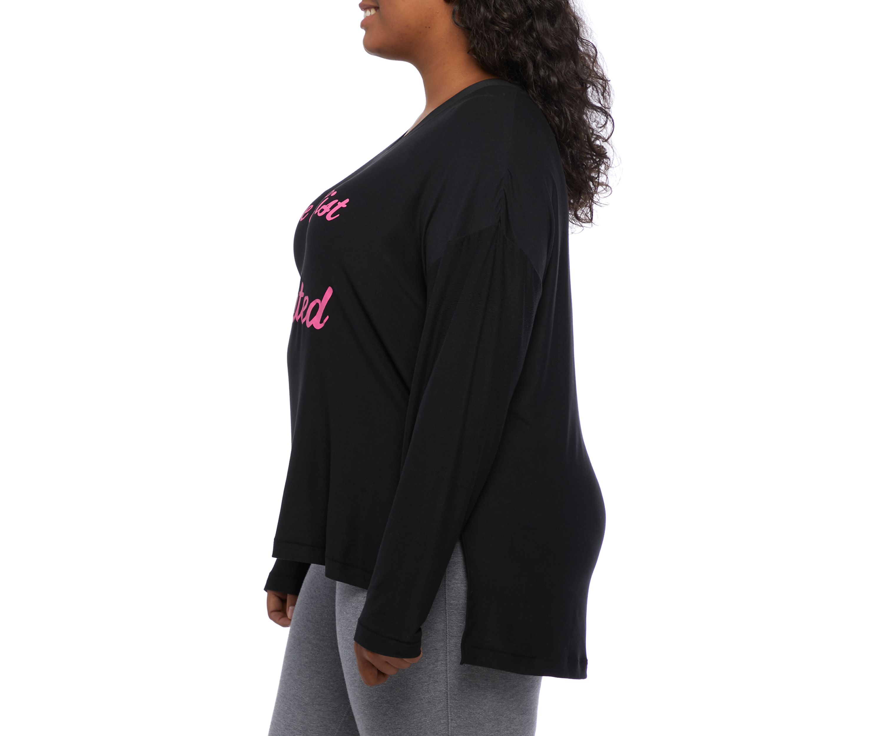 Plus Size Drop Shoulder Graphic T-Shirt 