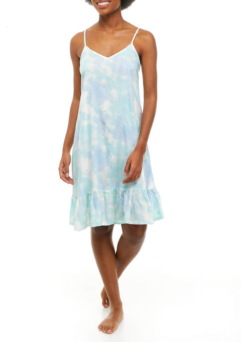 Crown & Ivy™ Tiered Printed Sleep Dress