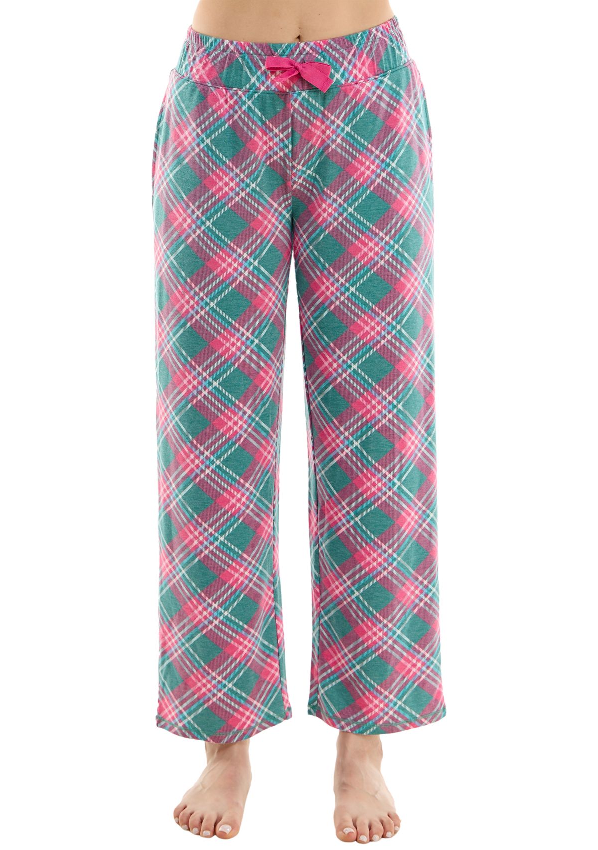 Womens Butter Knit Wide Leg Pajama Pants