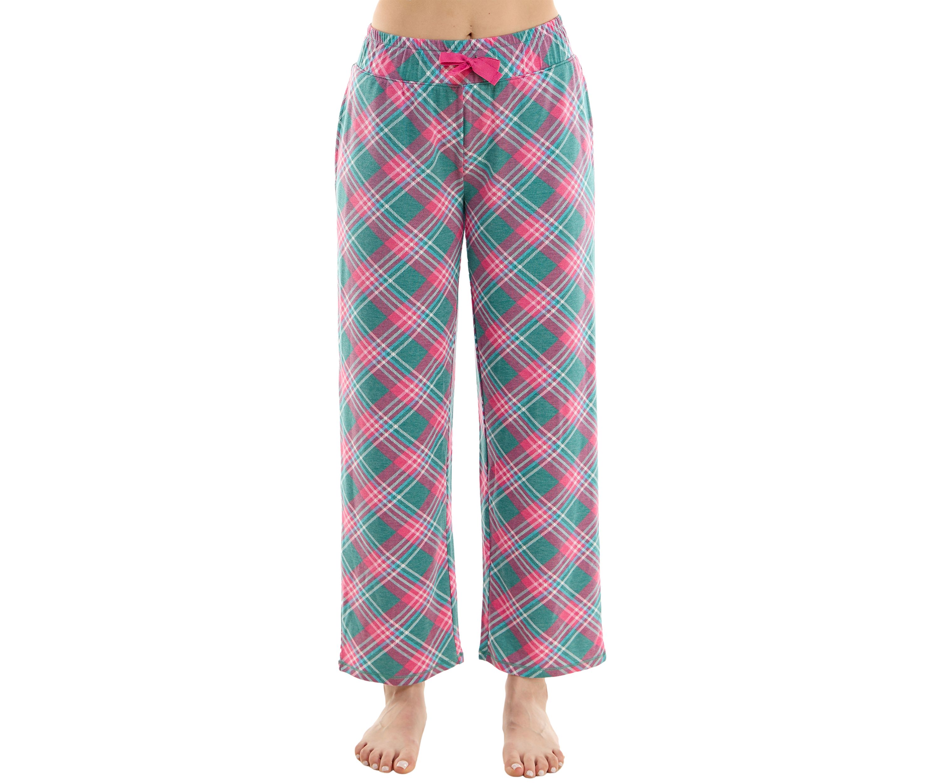 Womens Butter Knit Wide Leg Pajama Pants