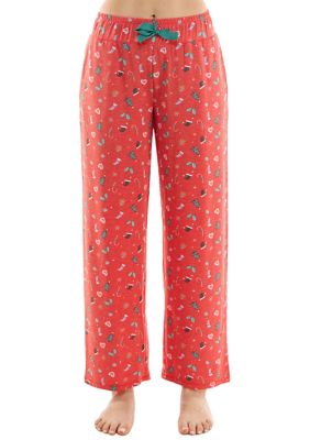 Crown Ivy Women s Butter Knit Wide Leg Pajama Pants