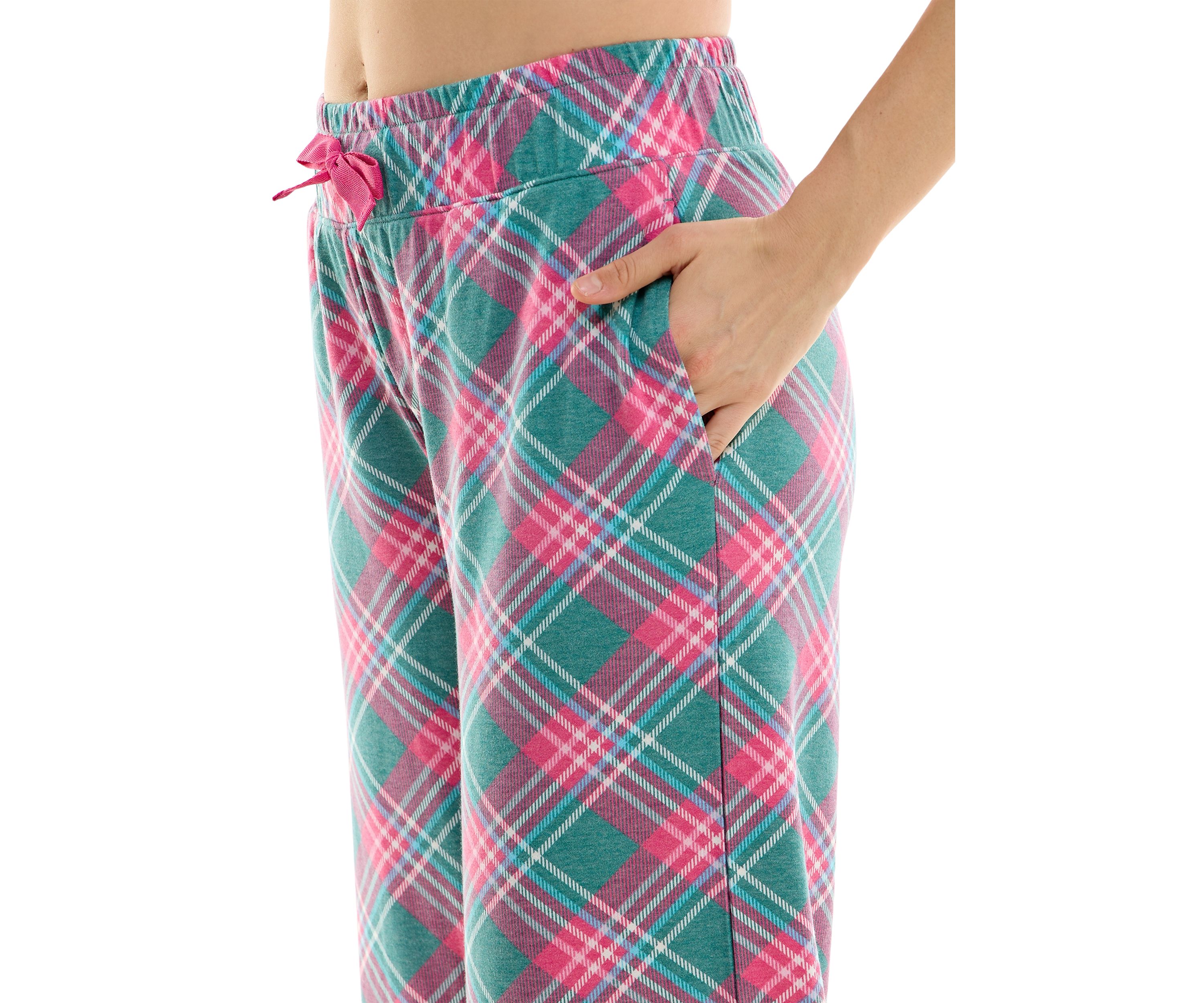 Womens Butter Knit Wide Leg Pajama Pants