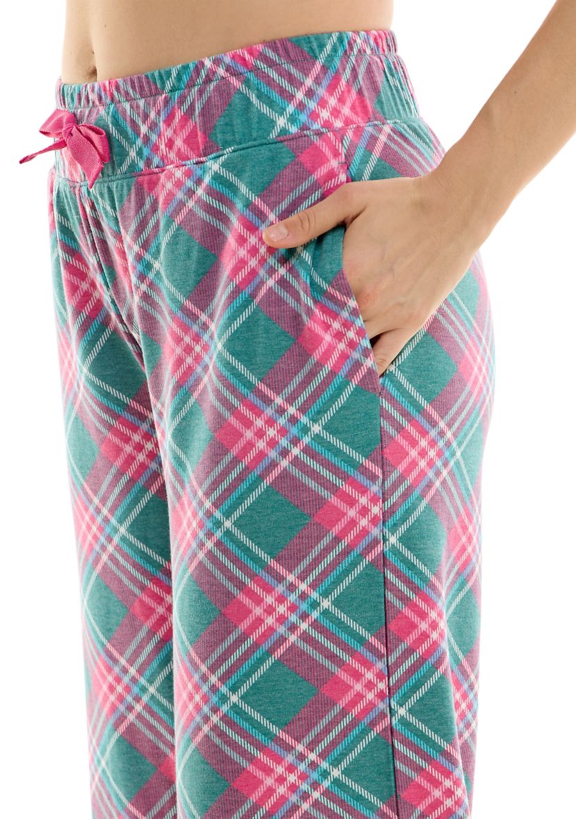 Womens Butter Knit Wide Leg Pajama Pants