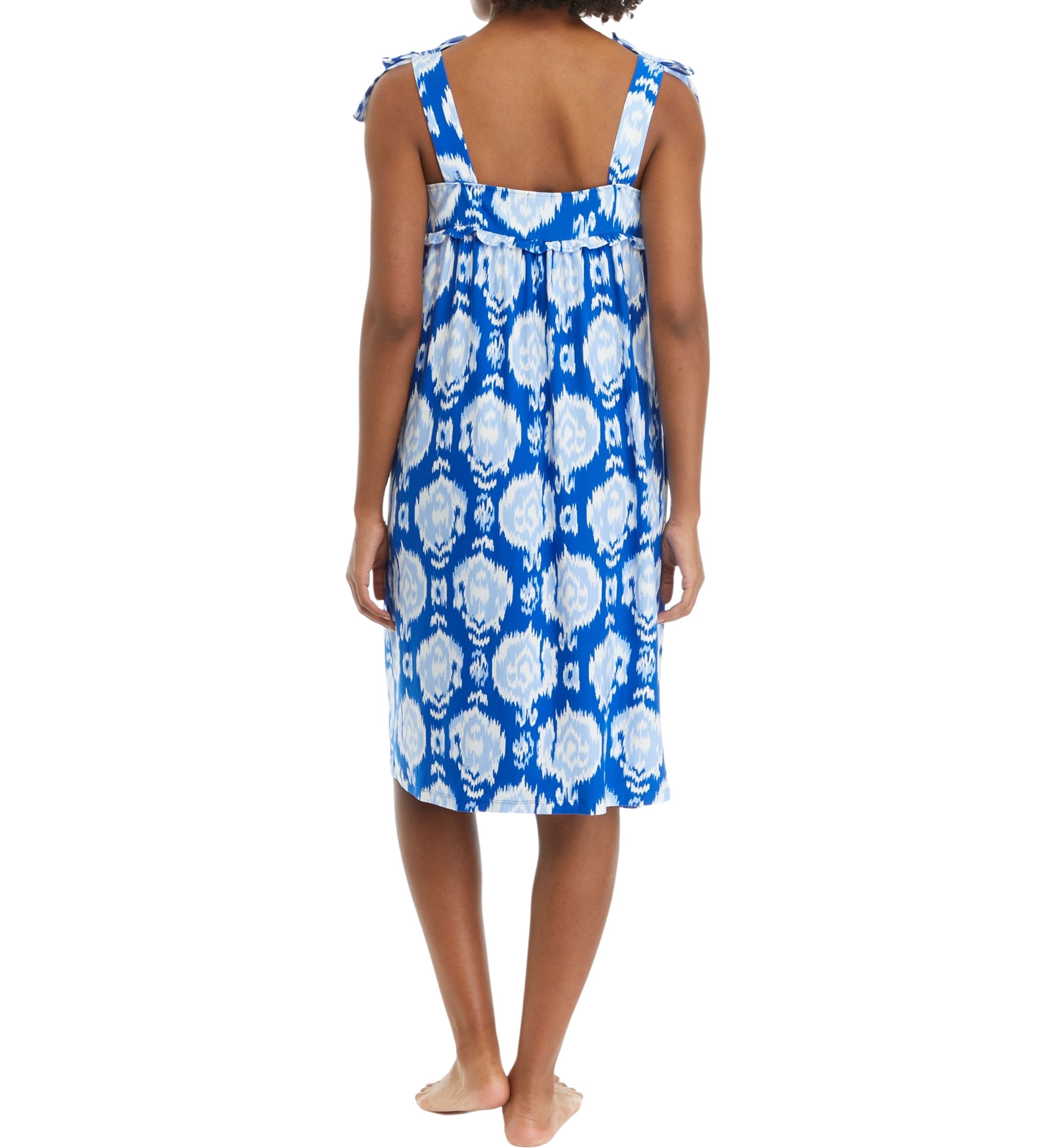 Tie Sleeve Ruffle Sleep Dress