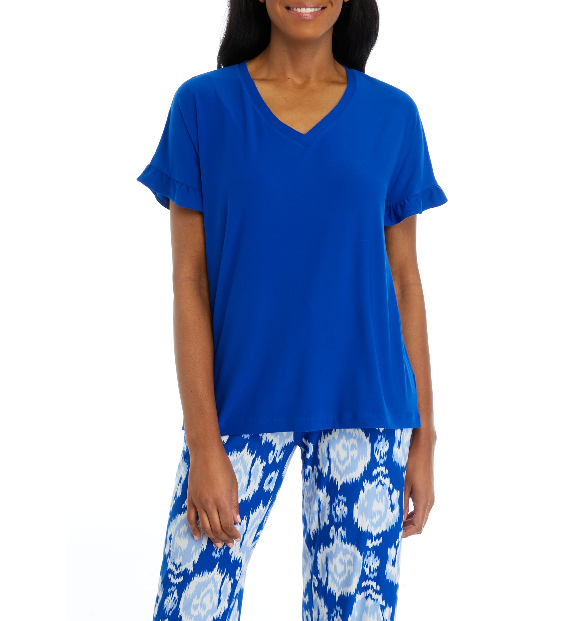 Womens Yummy V-Neck Top