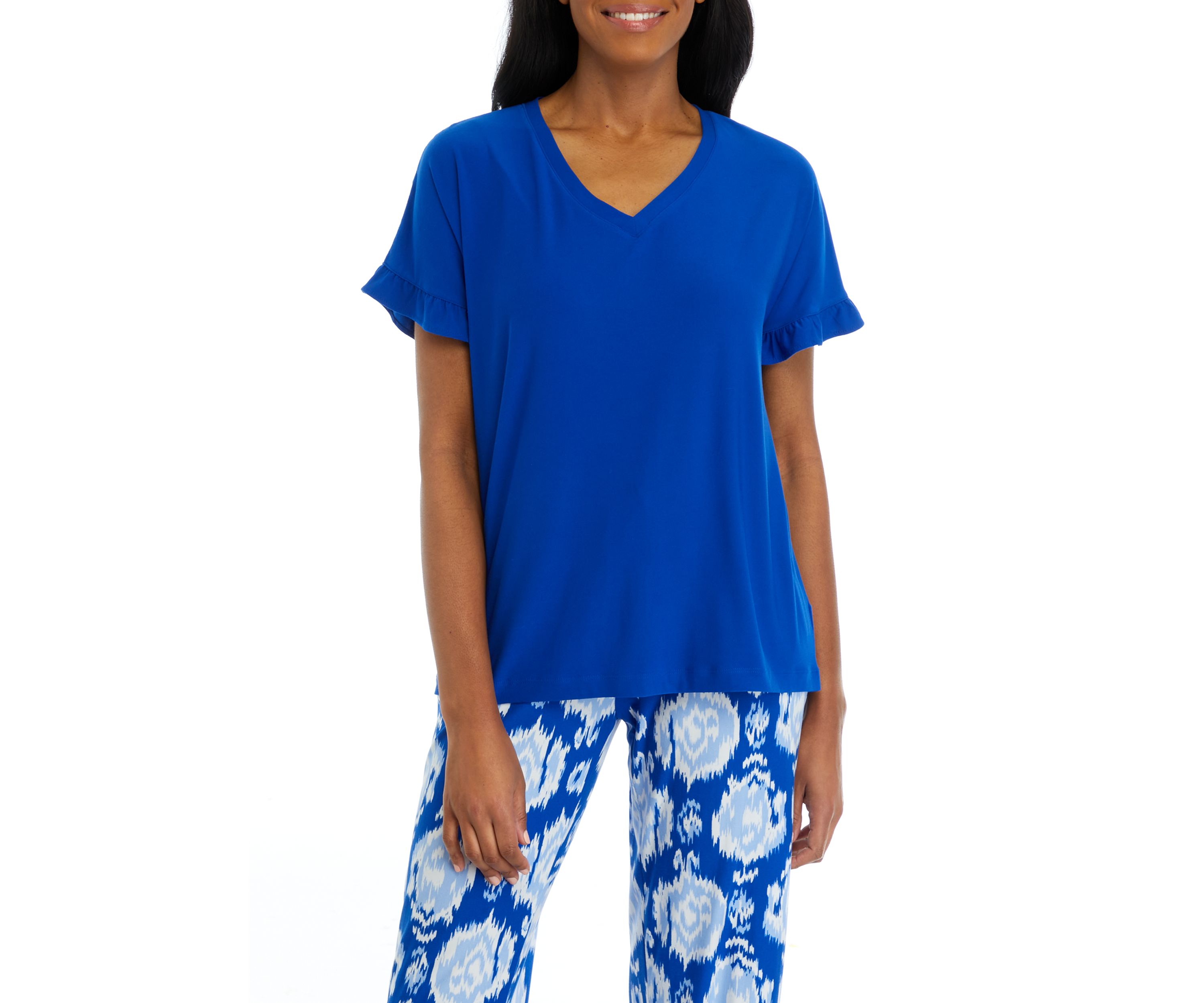 Womens Yummy V-Neck Top