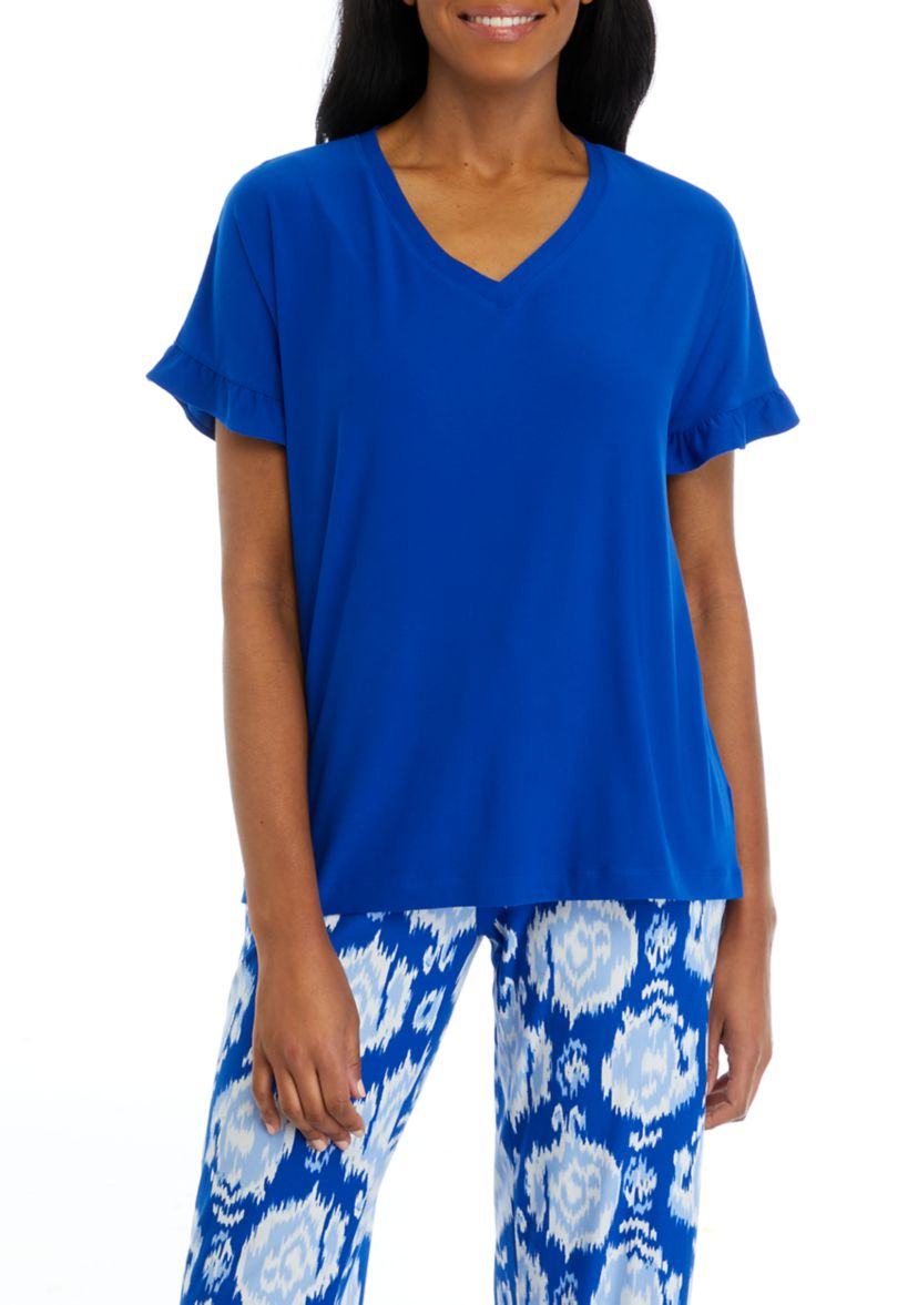 Womens Yummy V-Neck Top