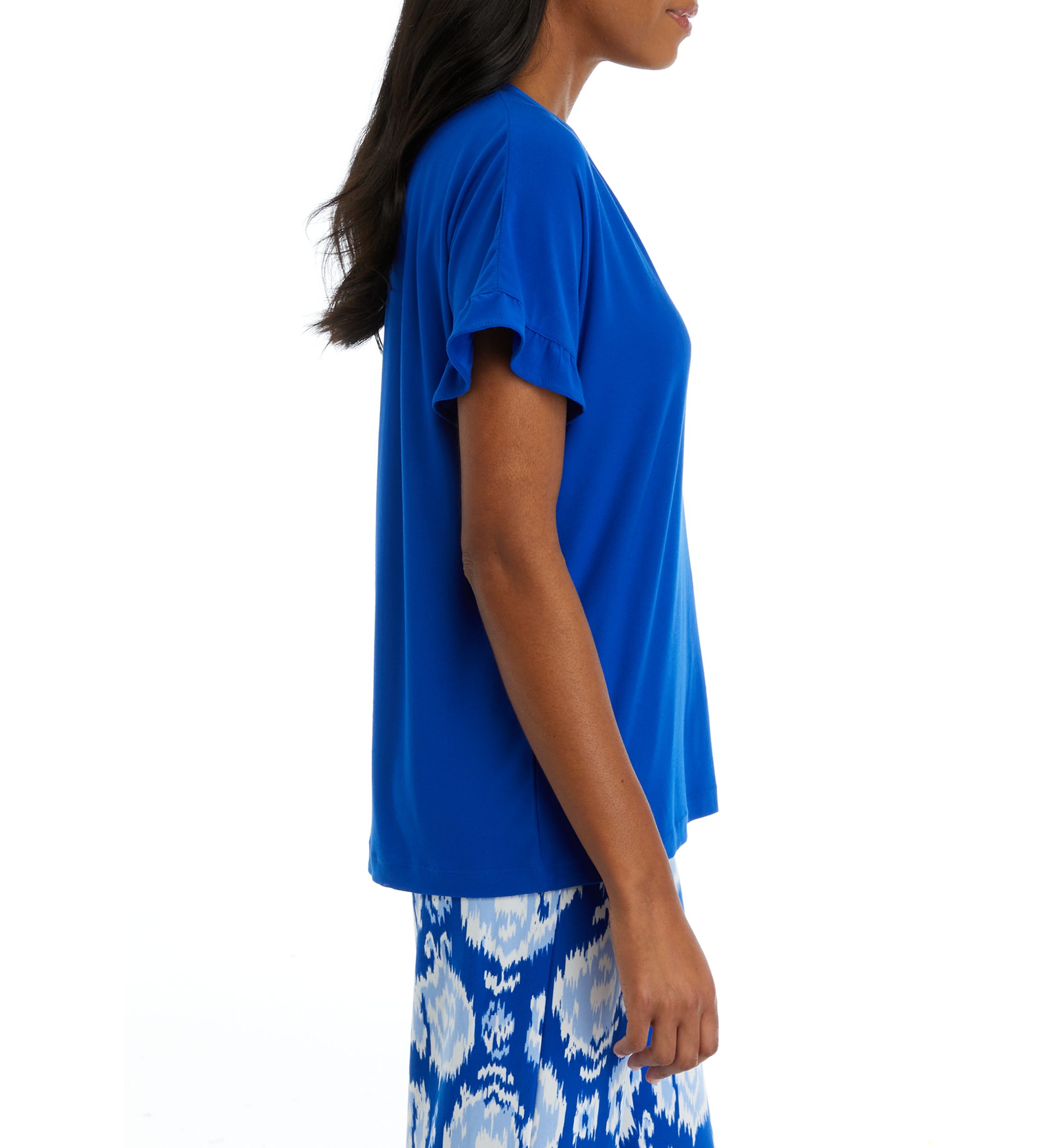 Womens Yummy V-Neck Top