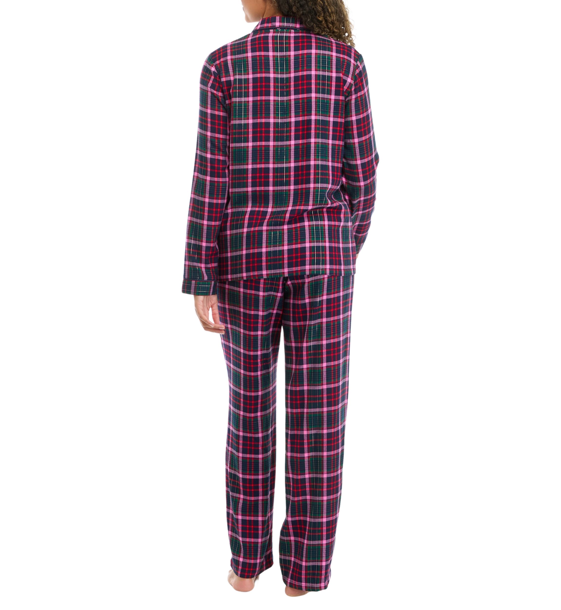 Plaid Flannel Pajama Set