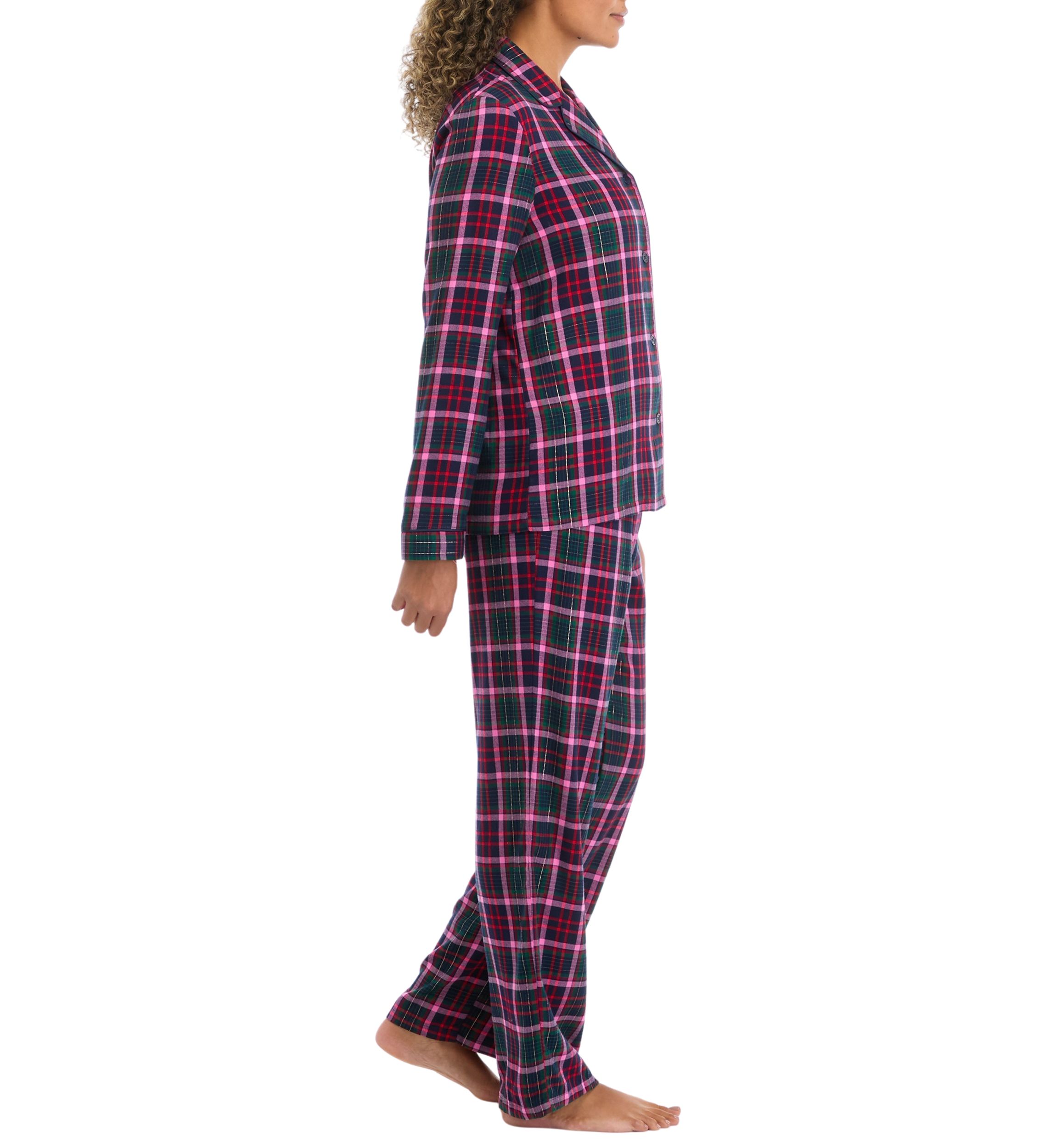 Plaid Flannel Pajama Set
