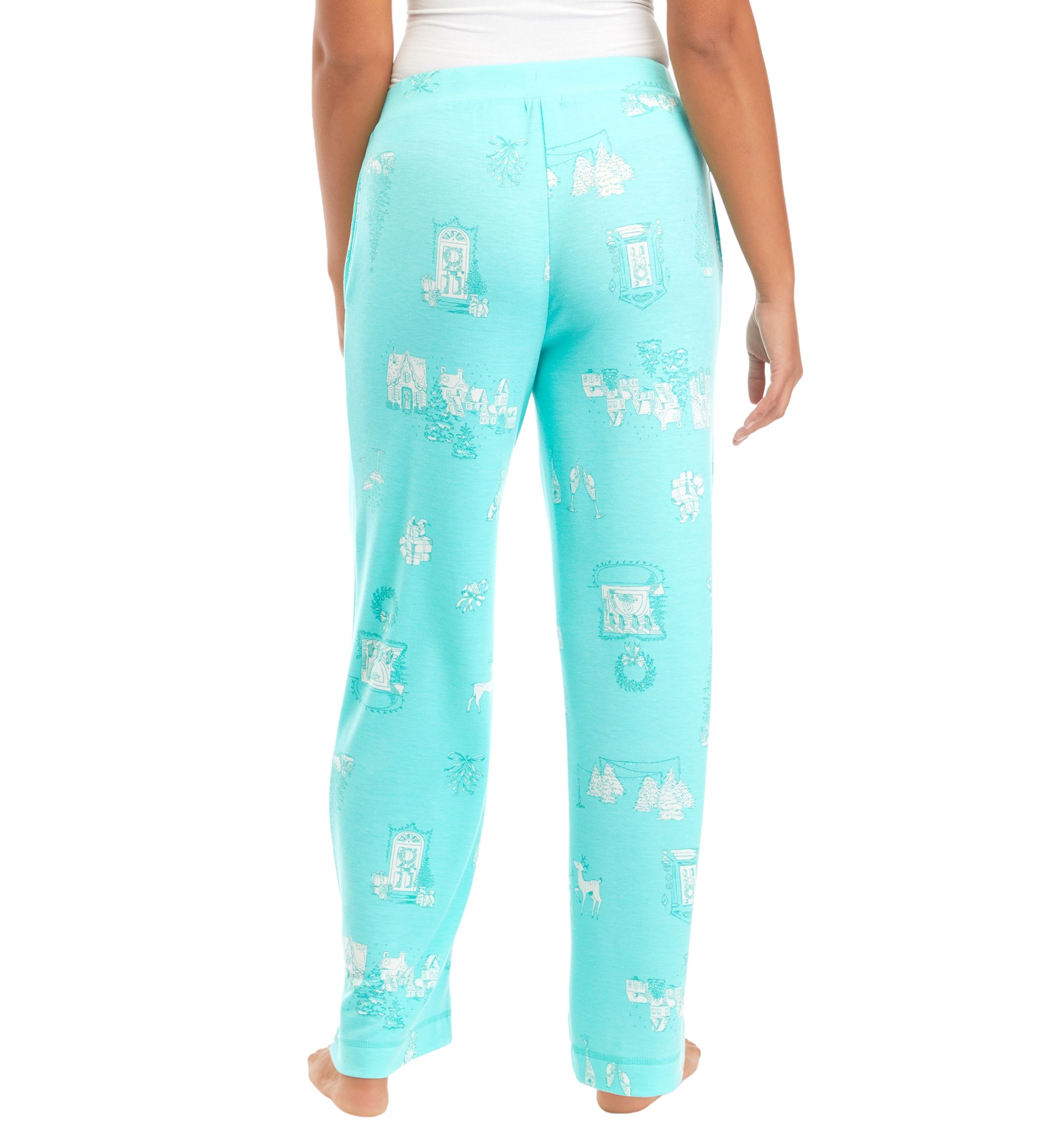 Printed Knit Pajama Pants