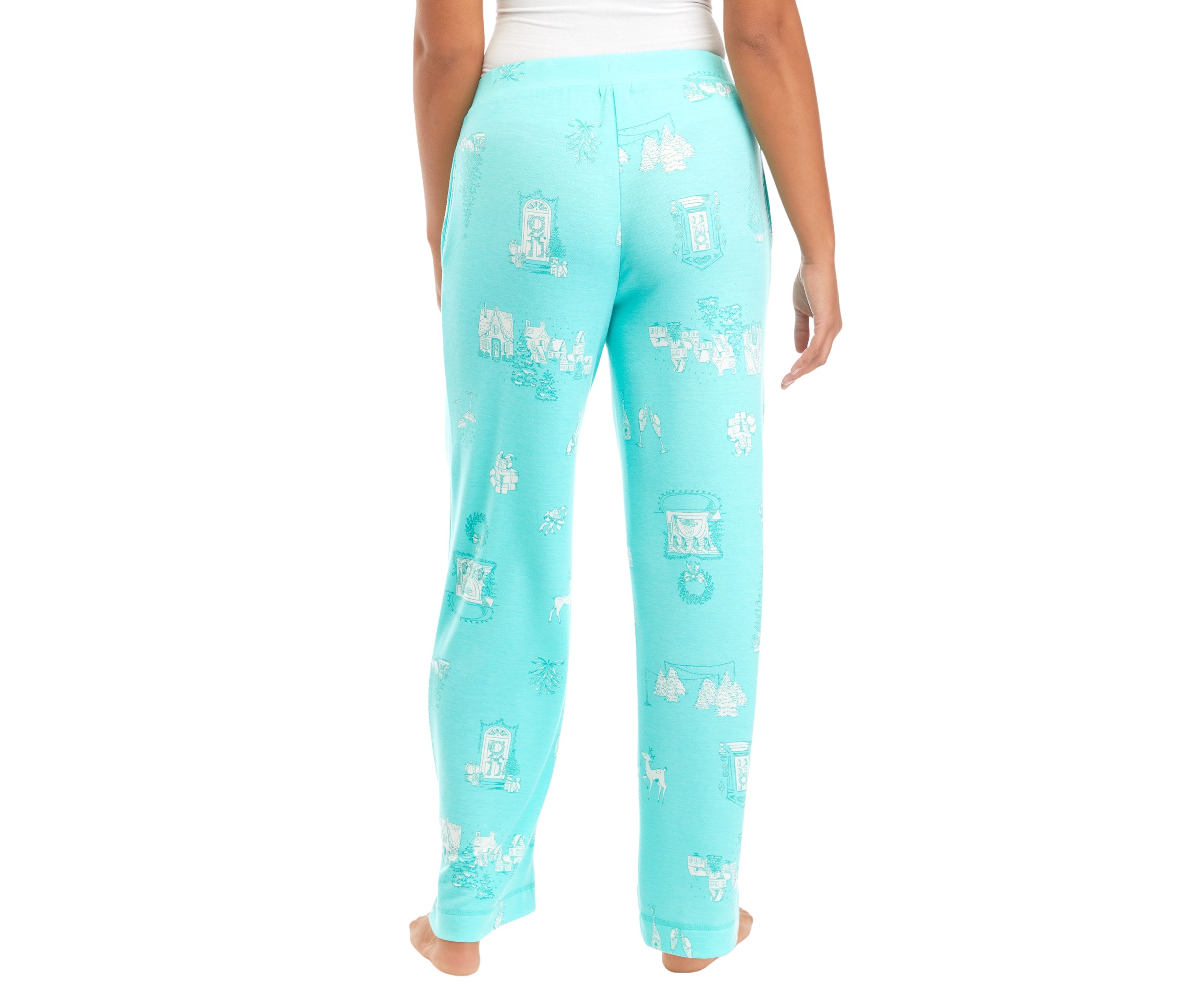 Printed Knit Pajama Pants