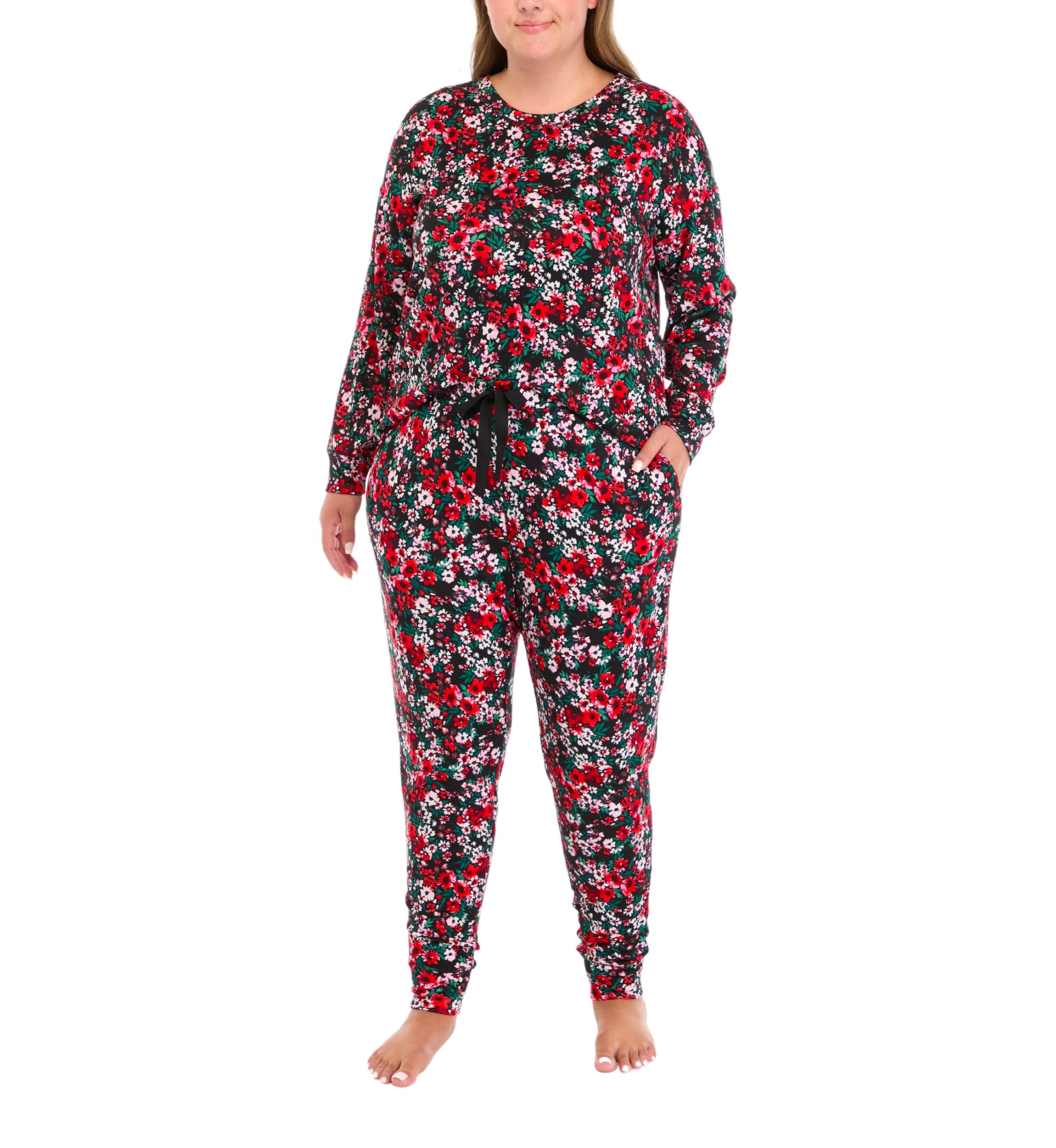 Plus Size	  3-Piece Pajama Set 