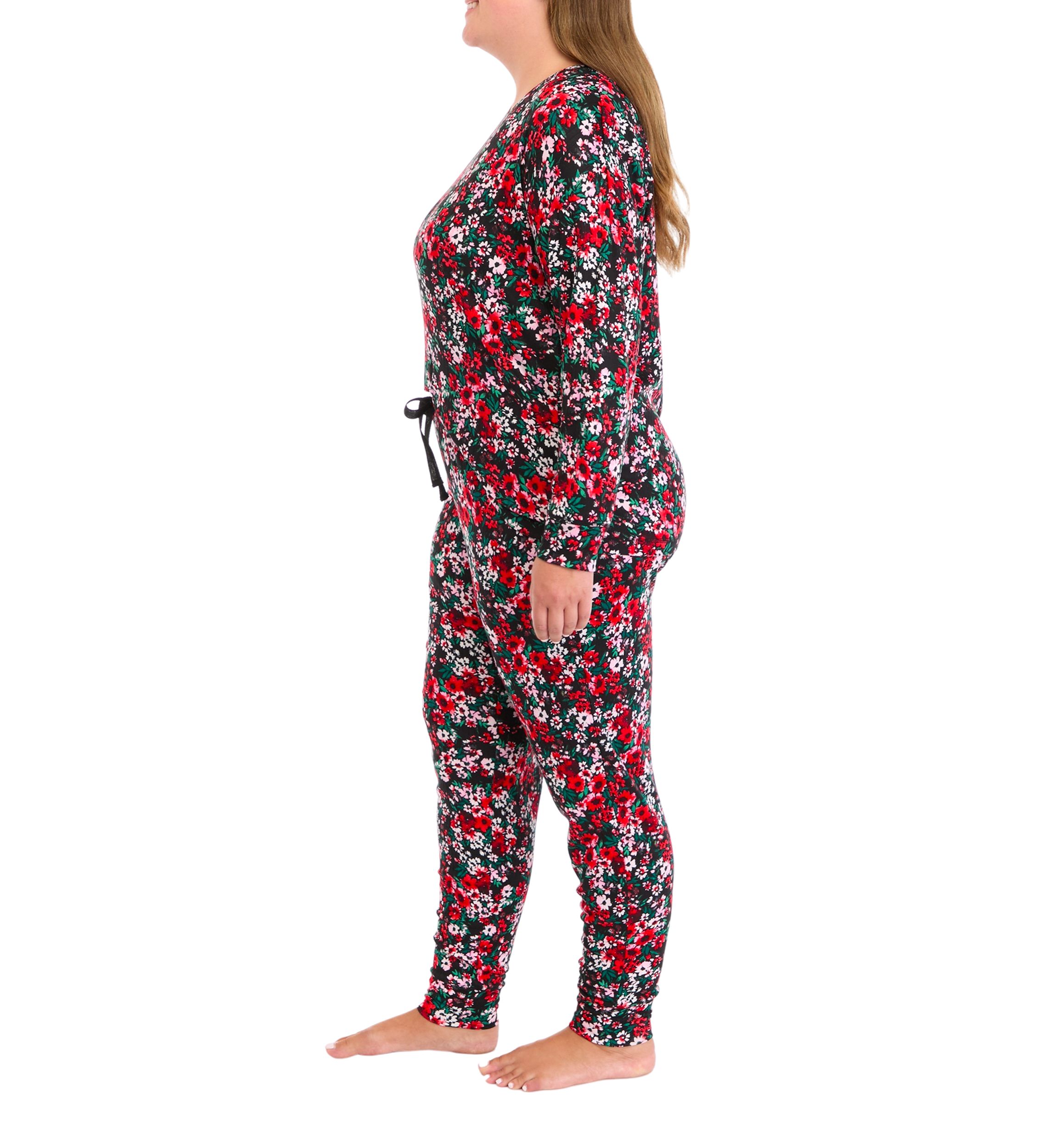 Plus Size	  3-Piece Pajama Set 