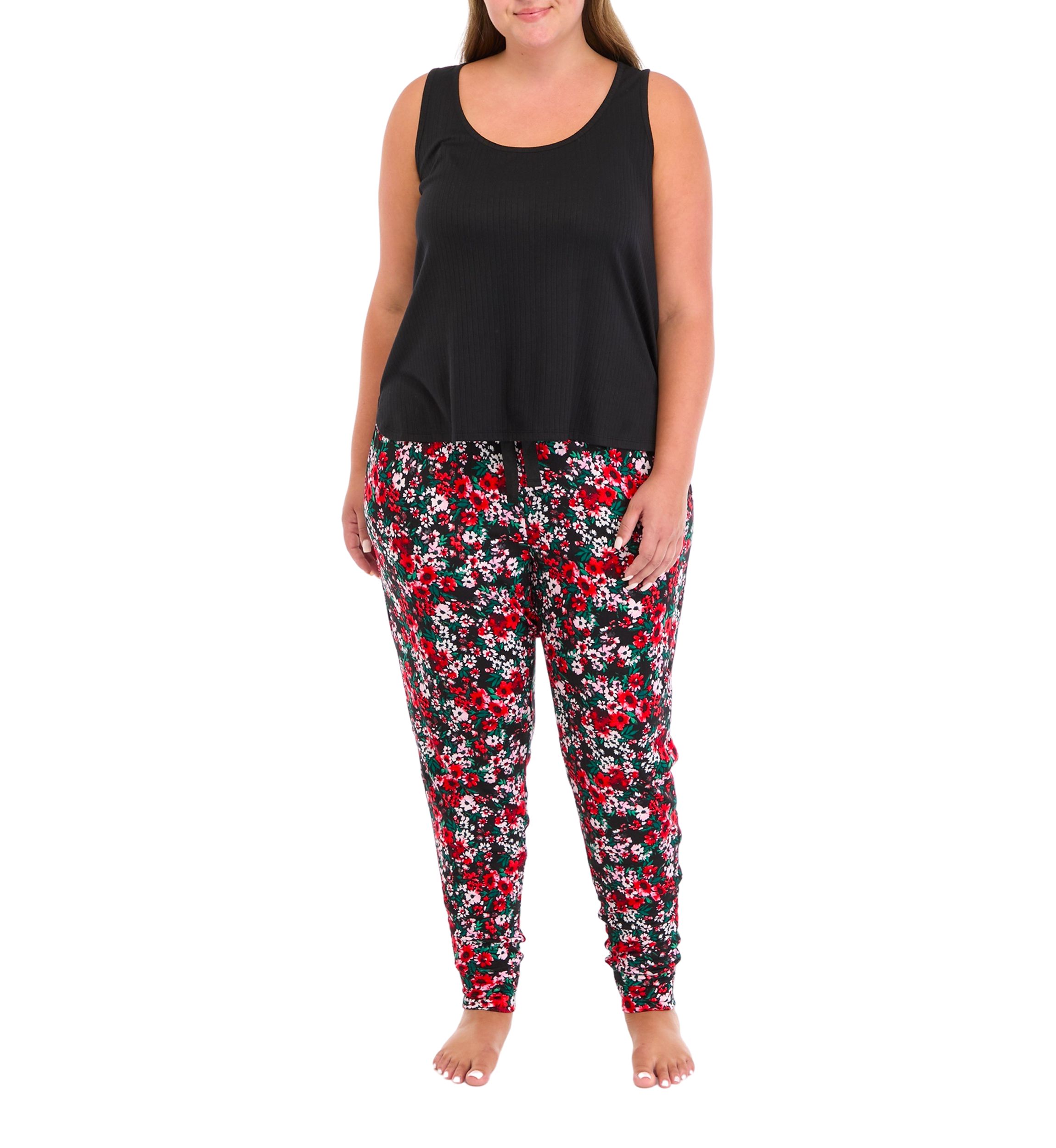 Plus Size	  3-Piece Pajama Set 