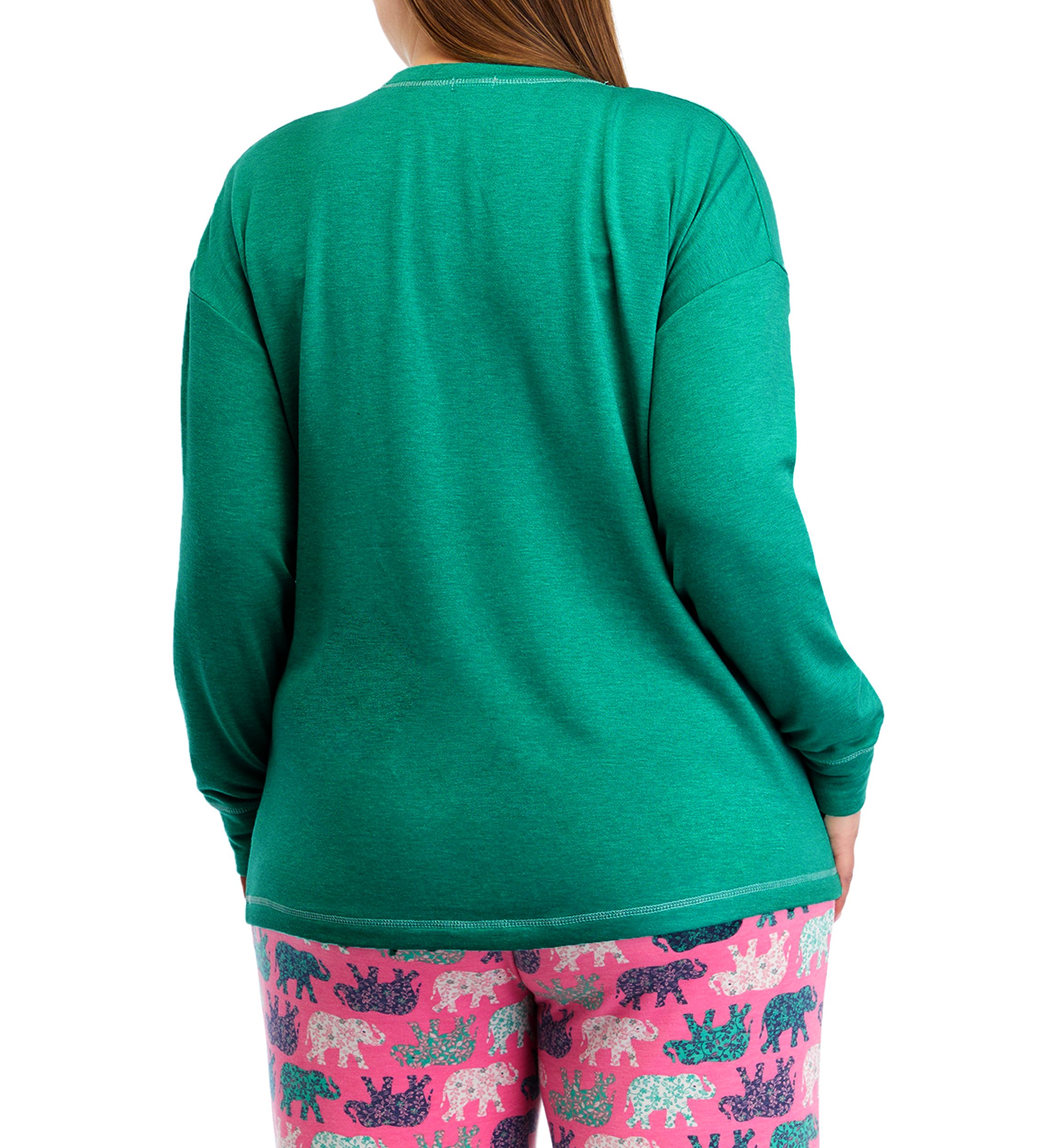 Plus Size Drop Shoulder Sleep Shirt 