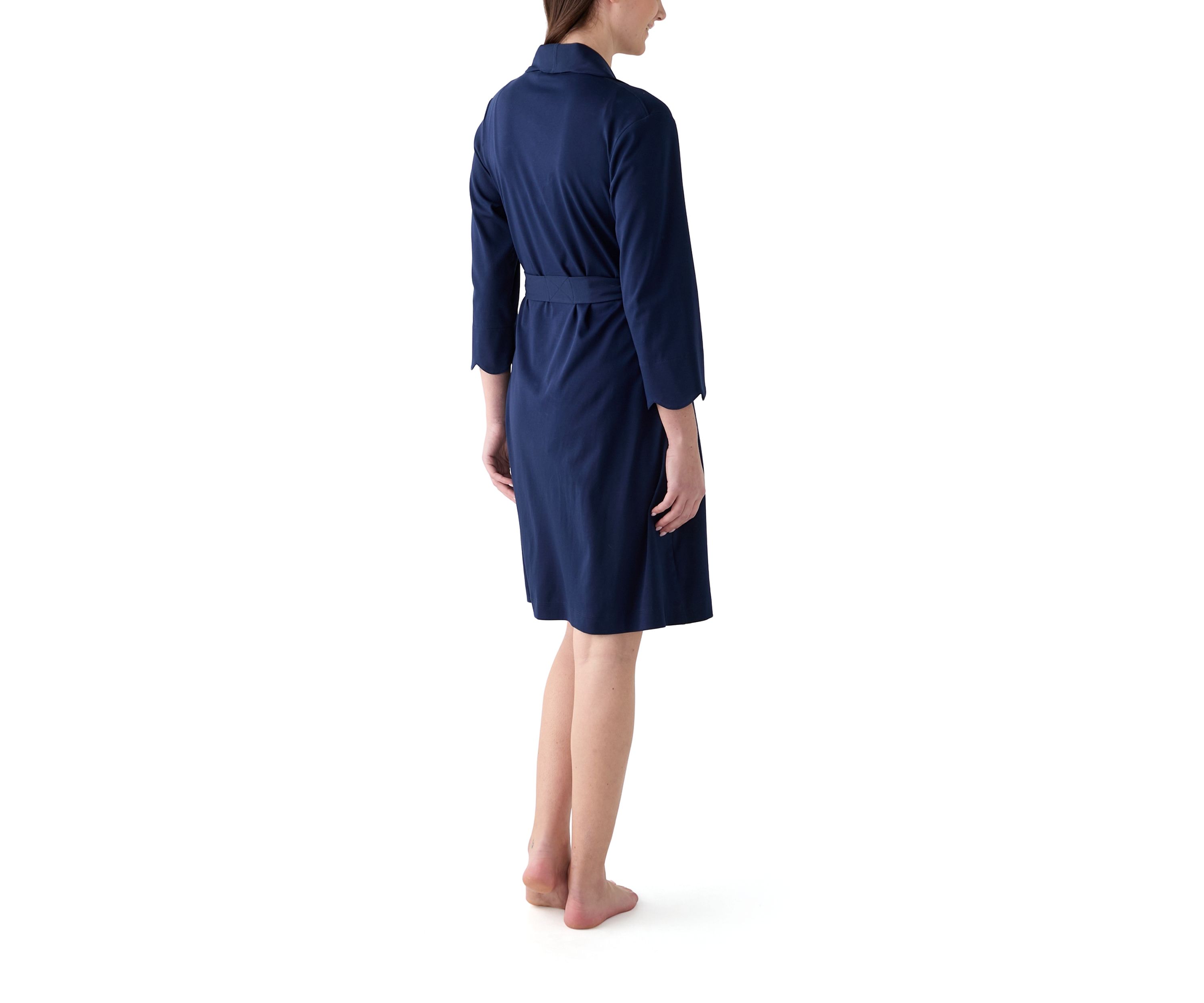 Scallop Knit Robe