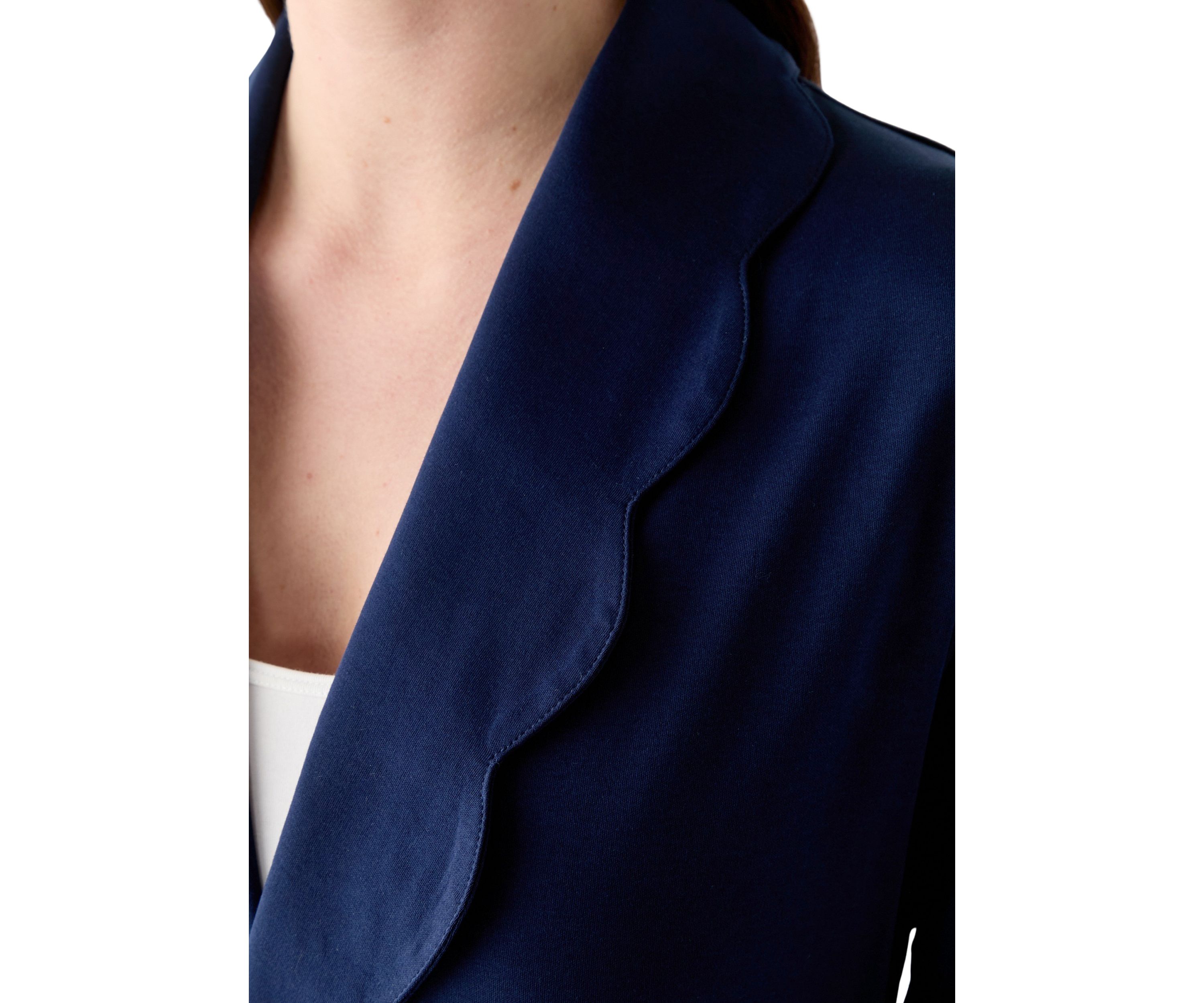 Scallop Knit Robe