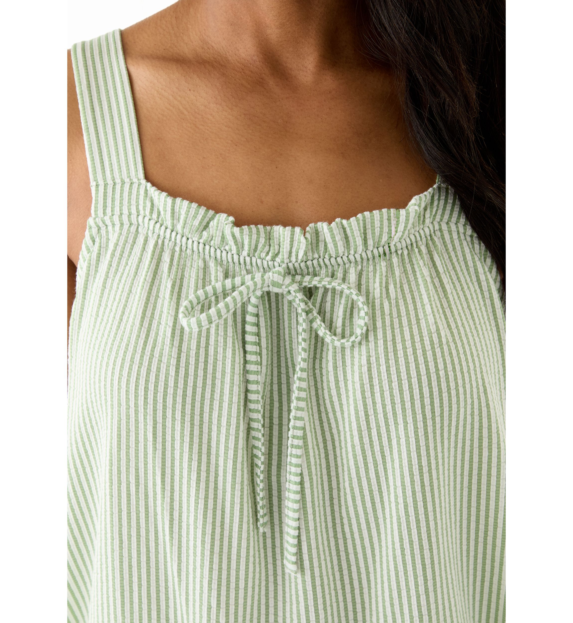 Womens Tank Top and Wide Leg Pants Pajama Set