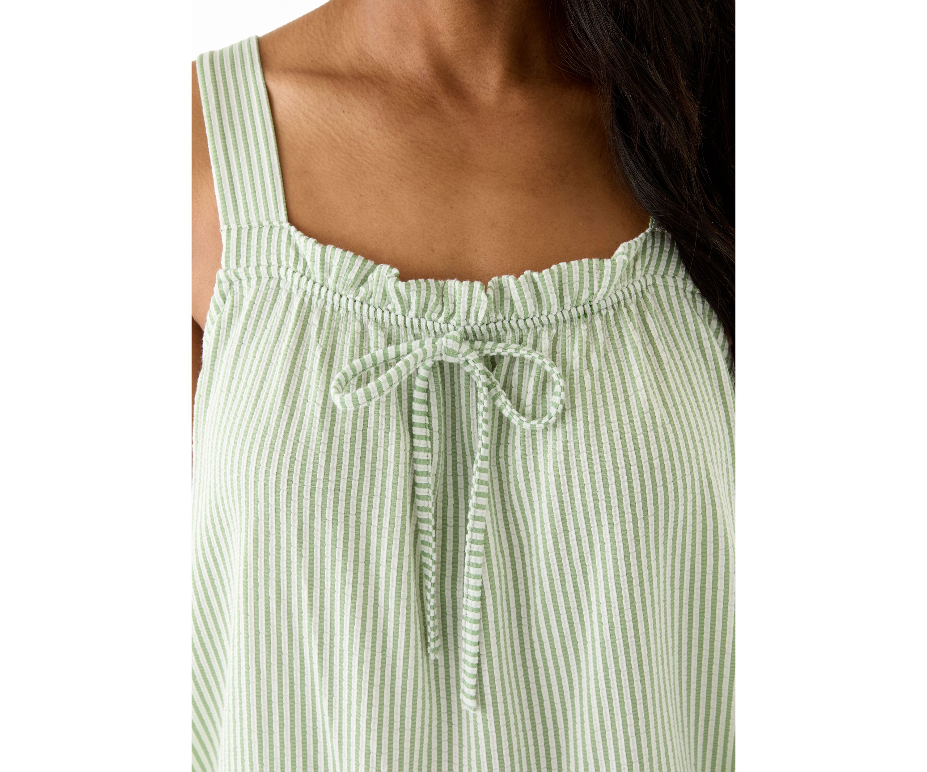 Womens Tank Top and Wide Leg Pants Pajama Set