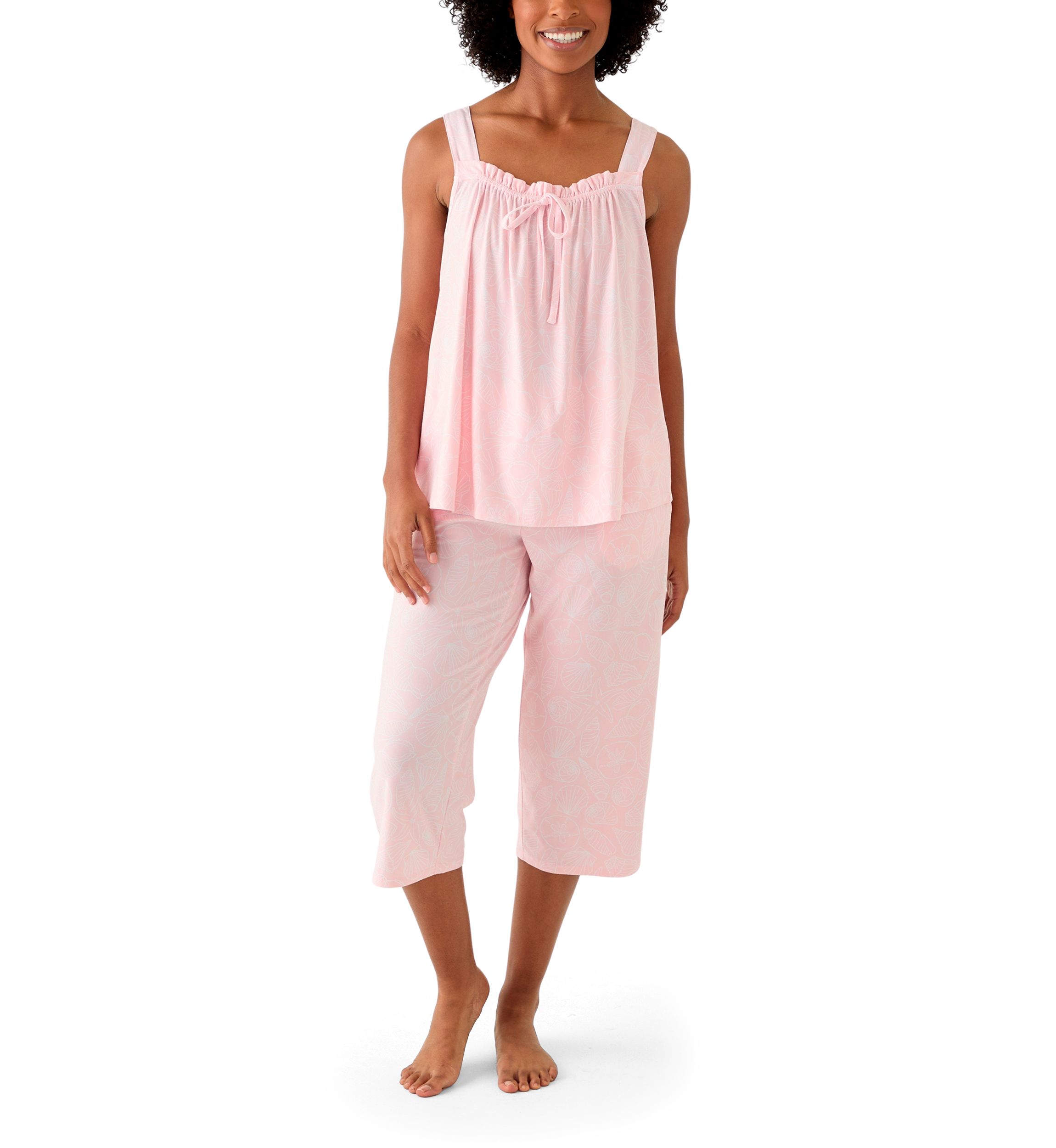 Tank Top and Wide Leg Pants Pajama Set