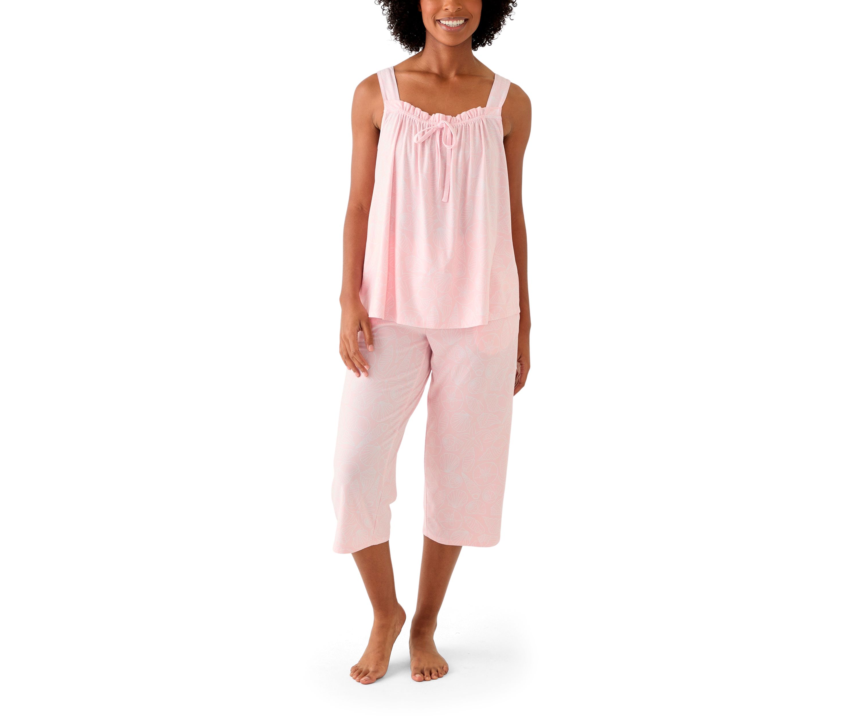 Tank Top and Wide Leg Pants Pajama Set
