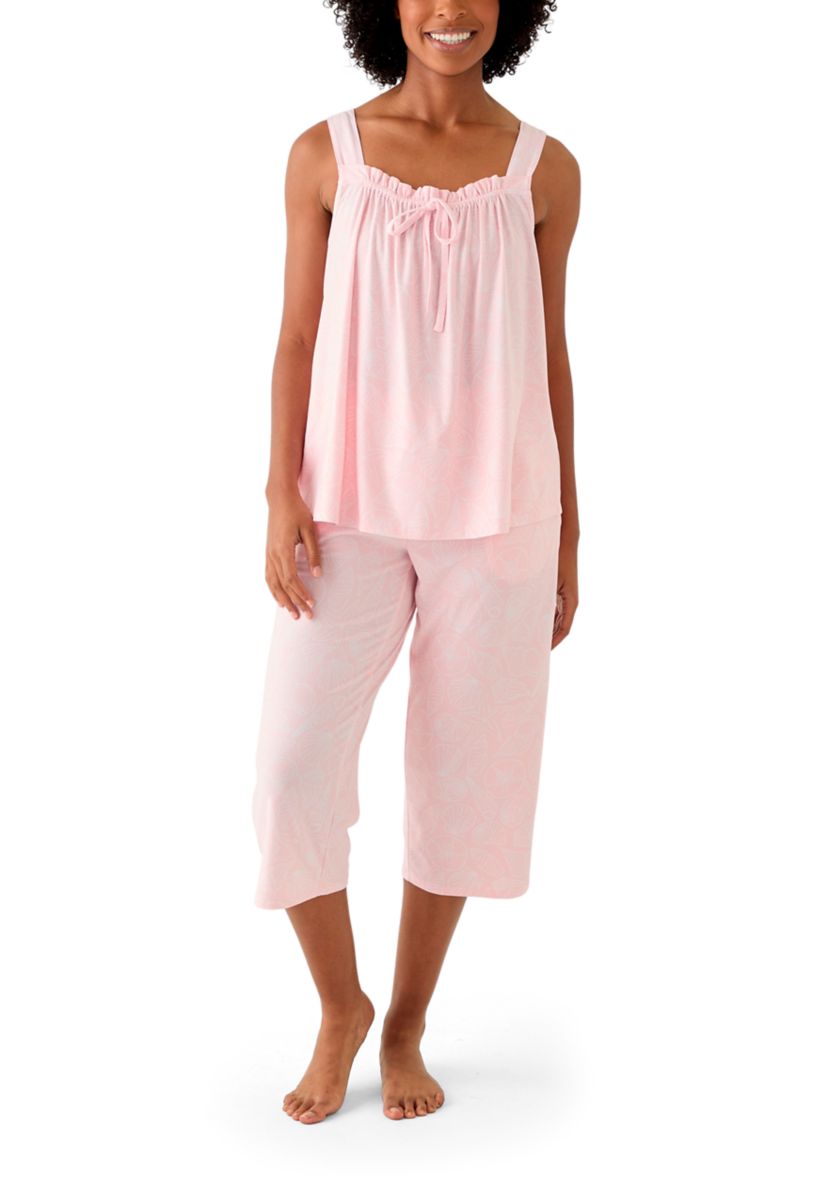 Tank Top and Wide Leg Pants Pajama Set