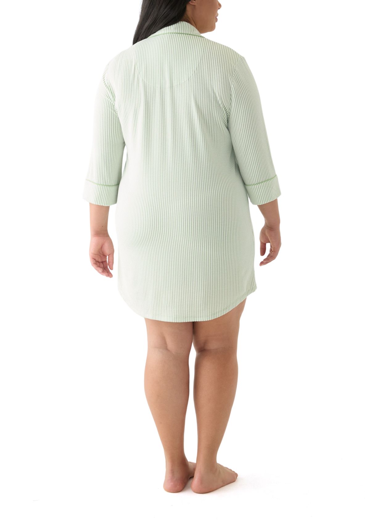 Plus Size Knit Sleep Shirt 