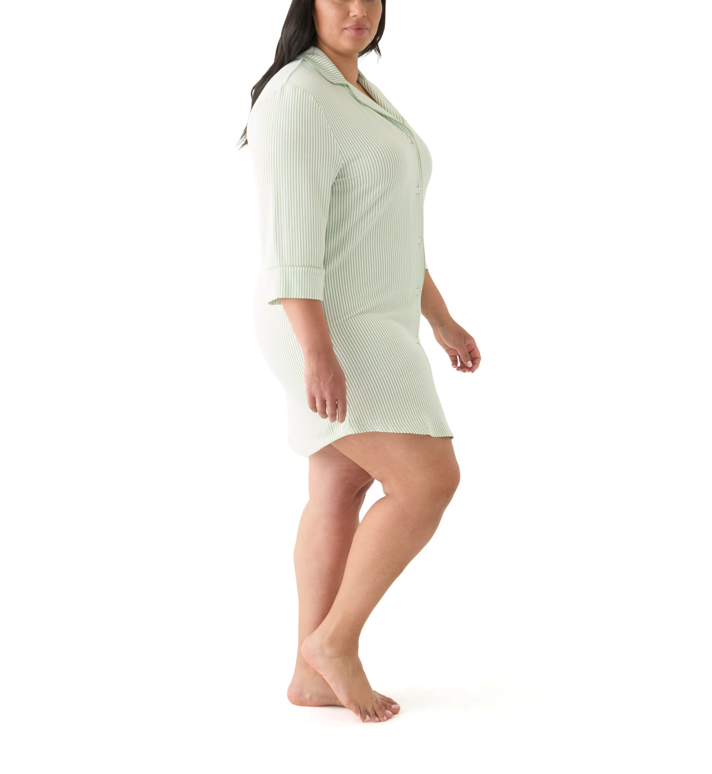 Plus Size Knit Sleep Shirt 