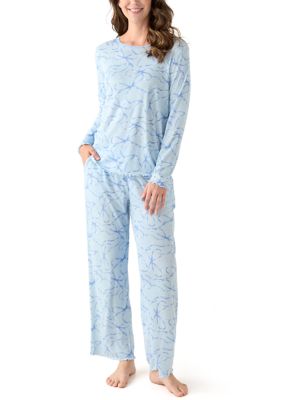 Womens Pointelle Pajama Set