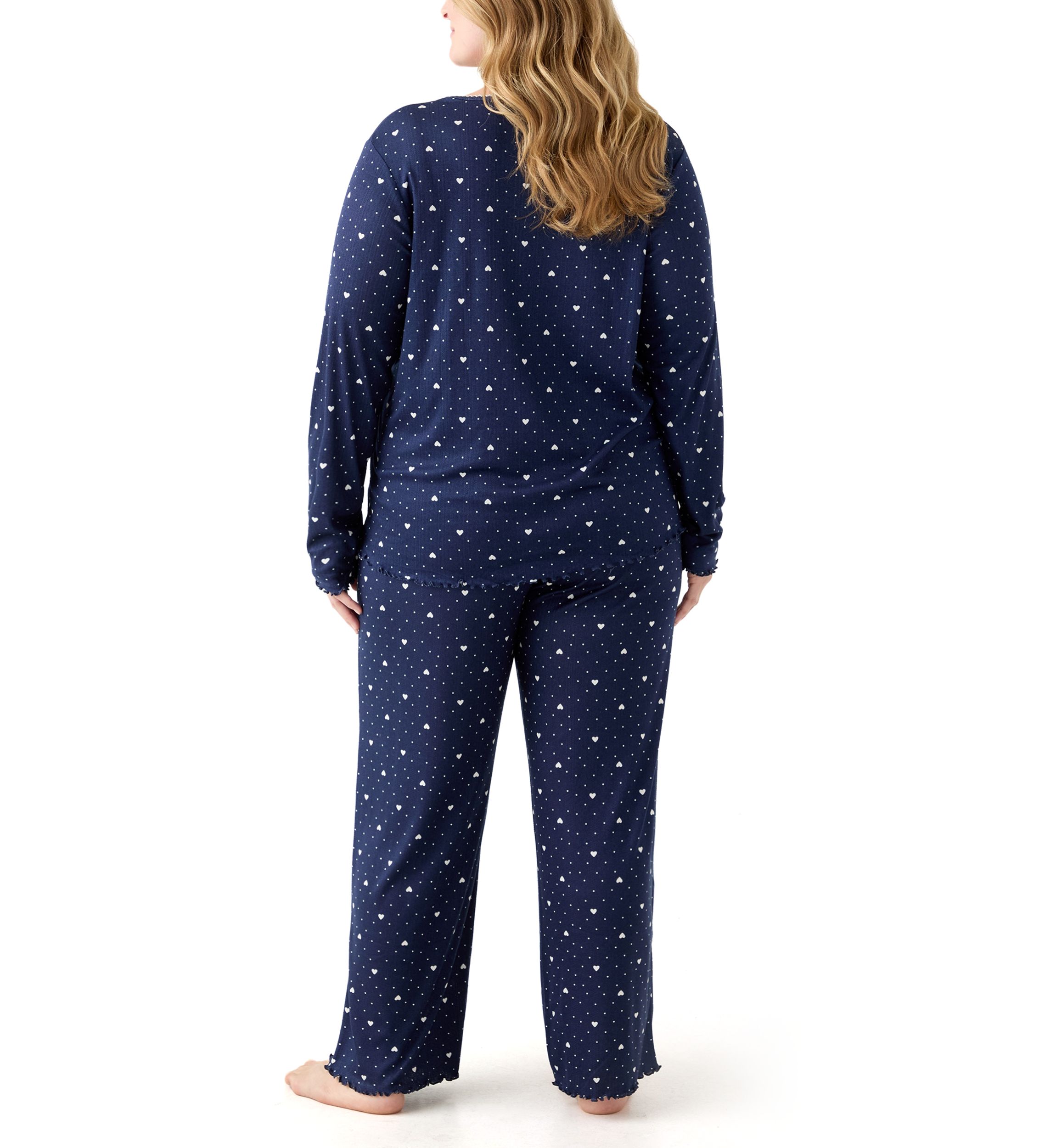 Womens Pointelle Pajama Set