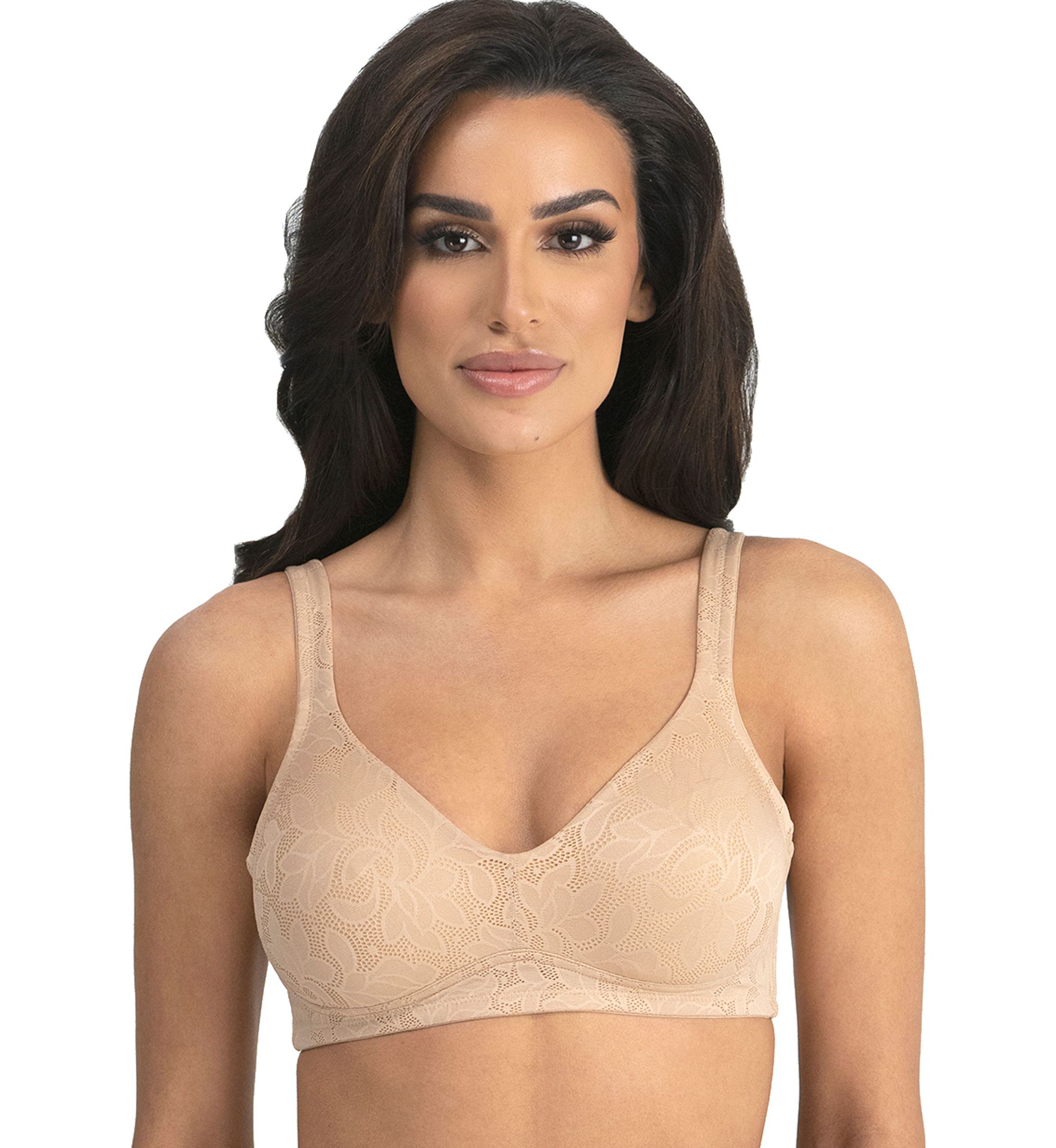 Jolie Jacquard Wire Free Soft Cup Bra