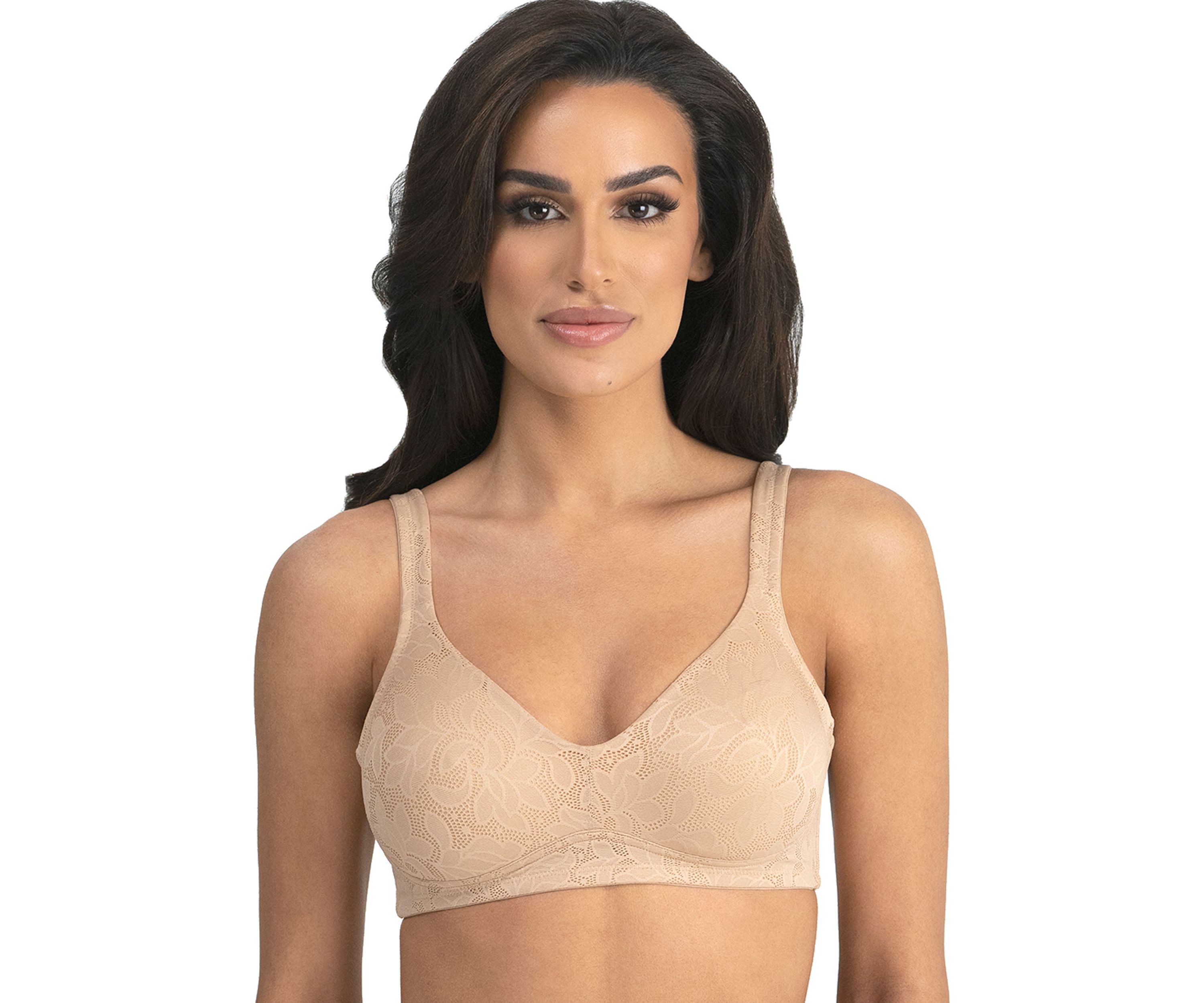 Jolie Jacquard Wire Free Soft Cup Bra