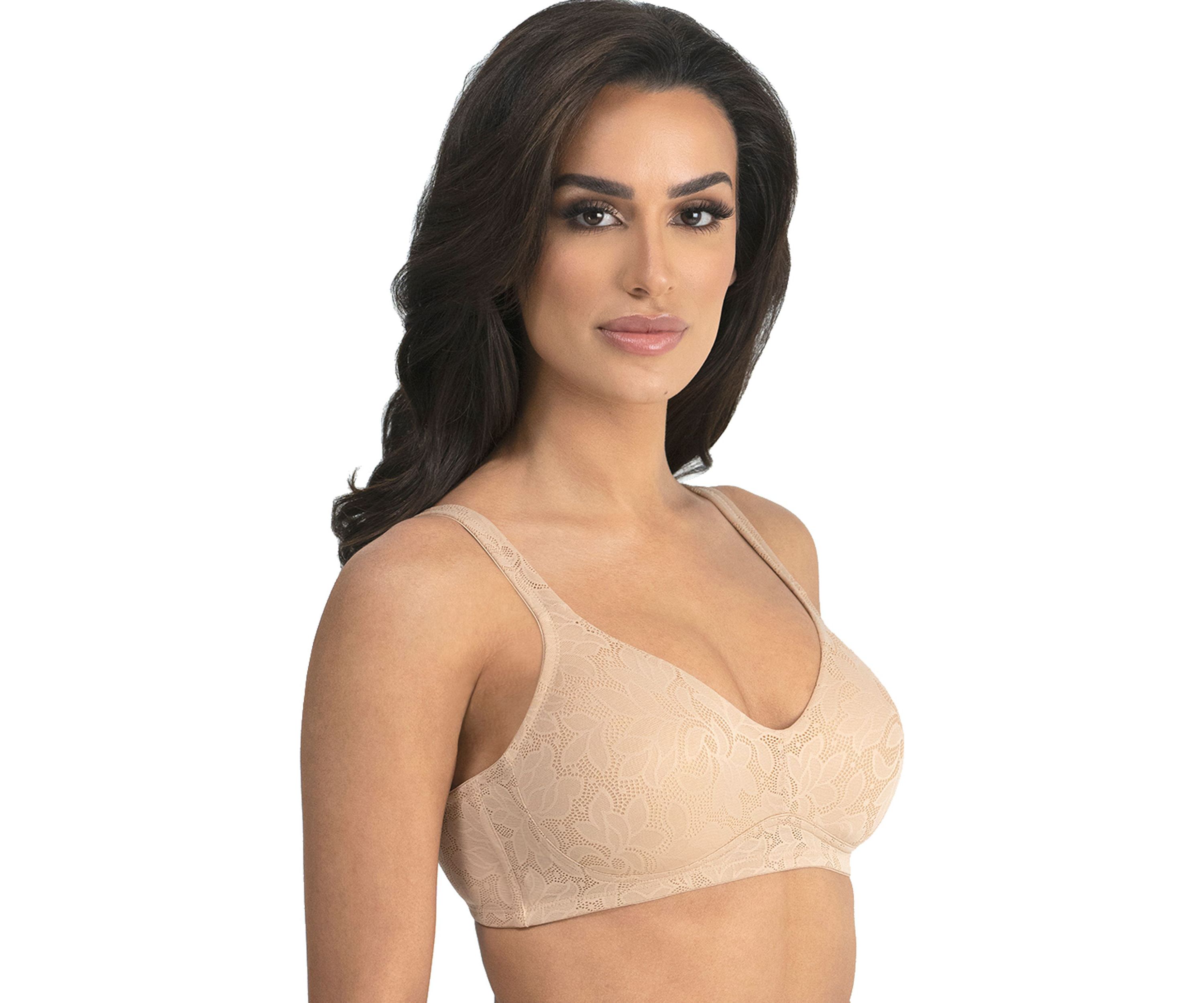Jolie Jacquard Wire Free Soft Cup Bra