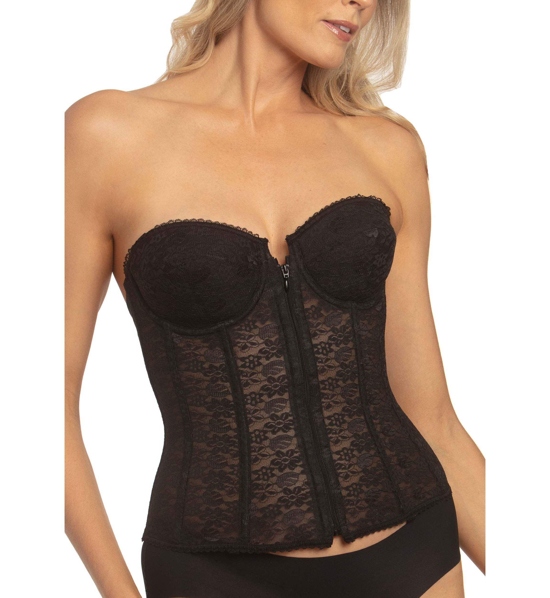 Dominique Francesca Lace Front Closure Strapless Bra