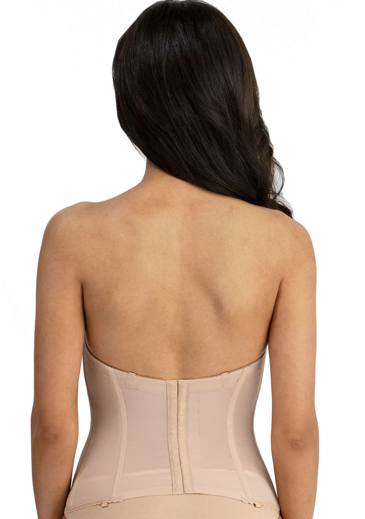 Brianna Low Back Strapless Longline