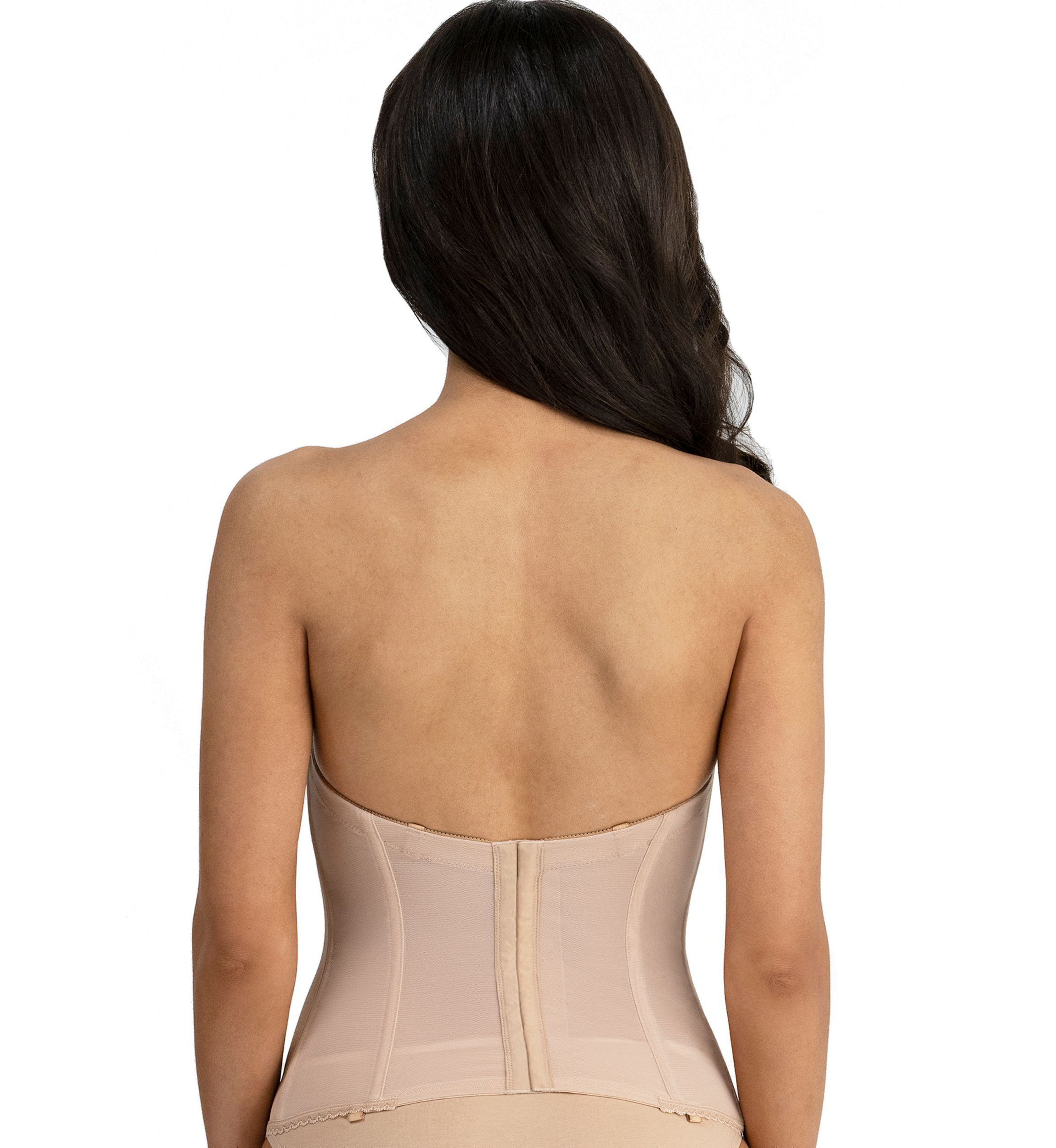 Brianna Low Back Strapless Longline